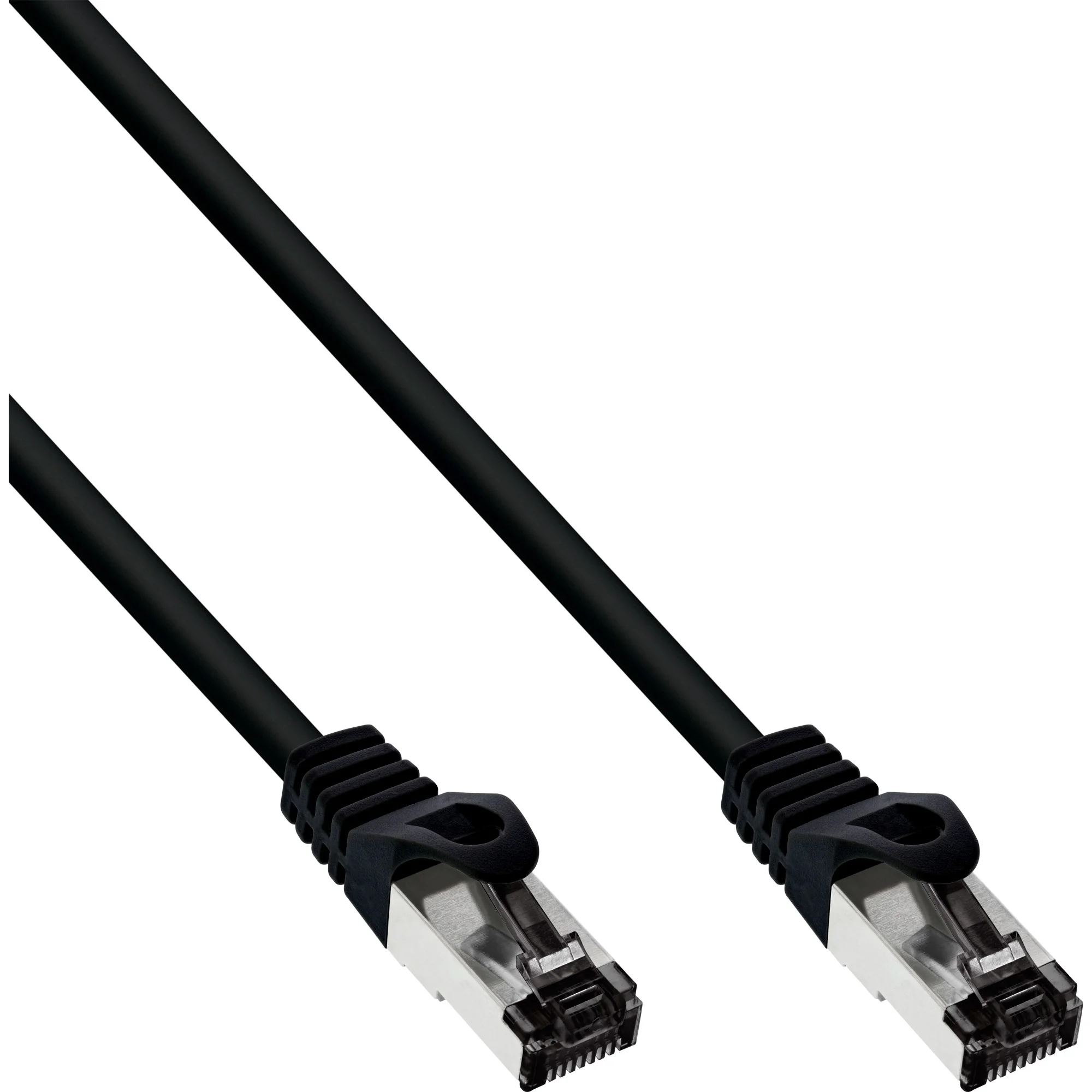 InLine Patchkabel, S/FTP (PiMf), Cat.8.1, 2000MHz, halogenfrei, schwarz, 3m