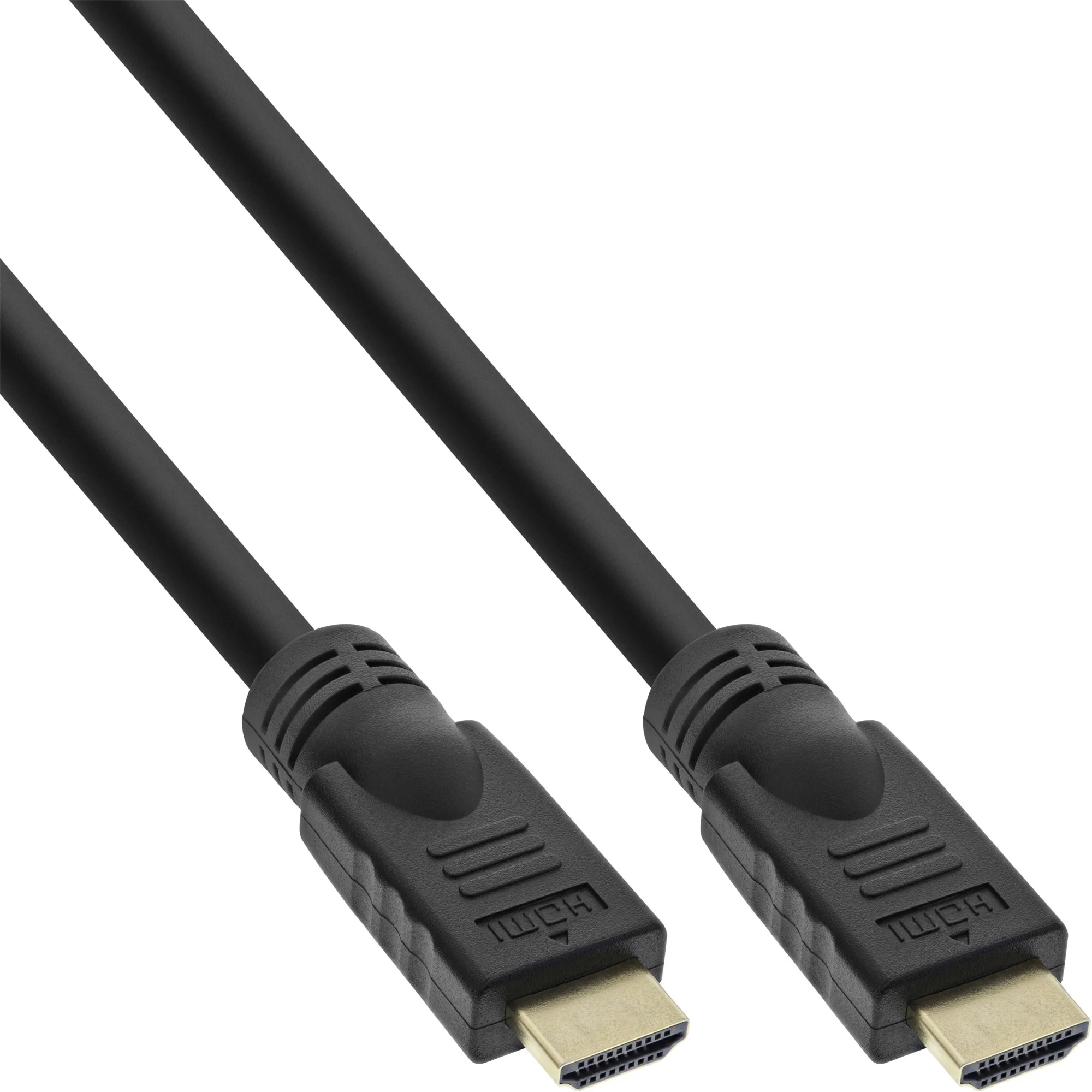 InLine HiD HDMI Kabel, HDMI-HS mit Eth,, Premium, 4K2K, ST / ST, gold, 5m