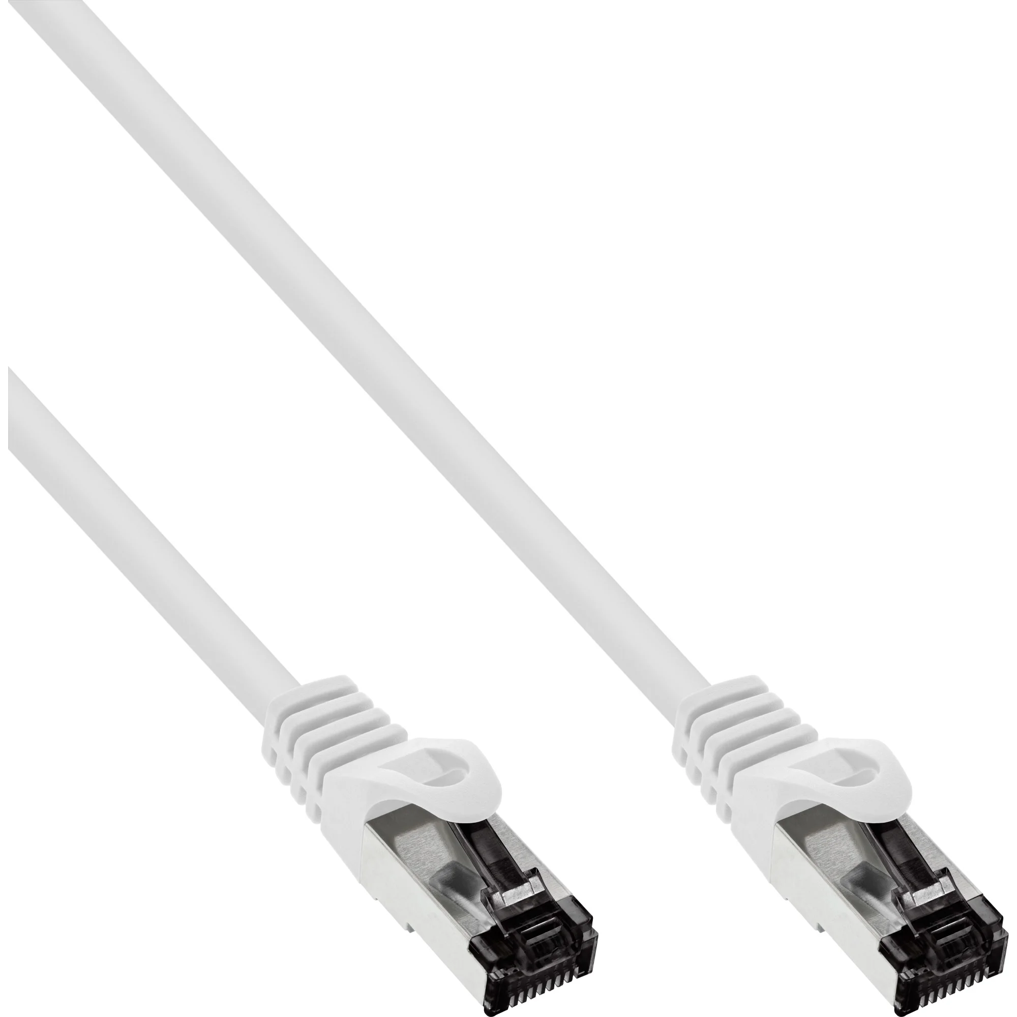 InLine Patchkabel, S/FTP (PiMf), Cat.8.1, 2000MHz, halogenfrei, weiß, 10m