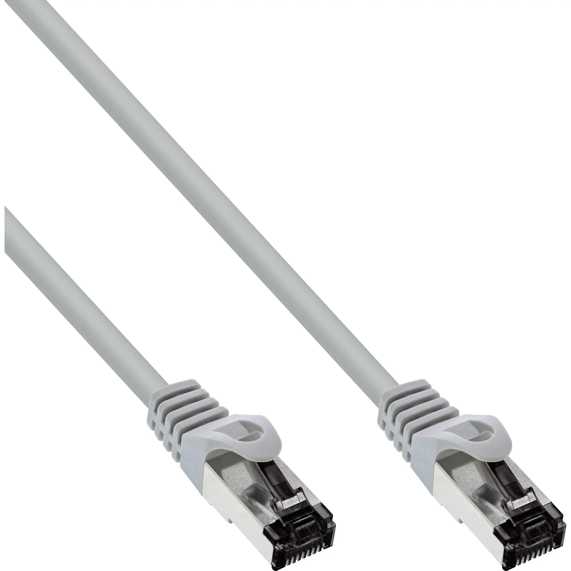 InLine Patchkabel, S/FTP (PiMf), Cat.8.1, 2000MHz, halogenfrei, grau, 3m