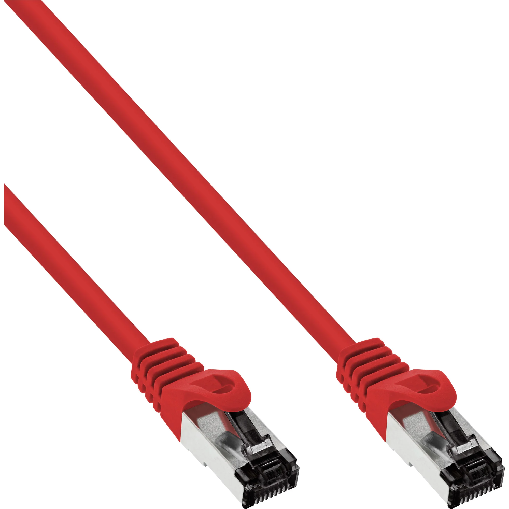 InLine Patchkabel, S/FTP (PiMf), Cat.8.1, 2000MHz, halogenfrei, rot, 3m