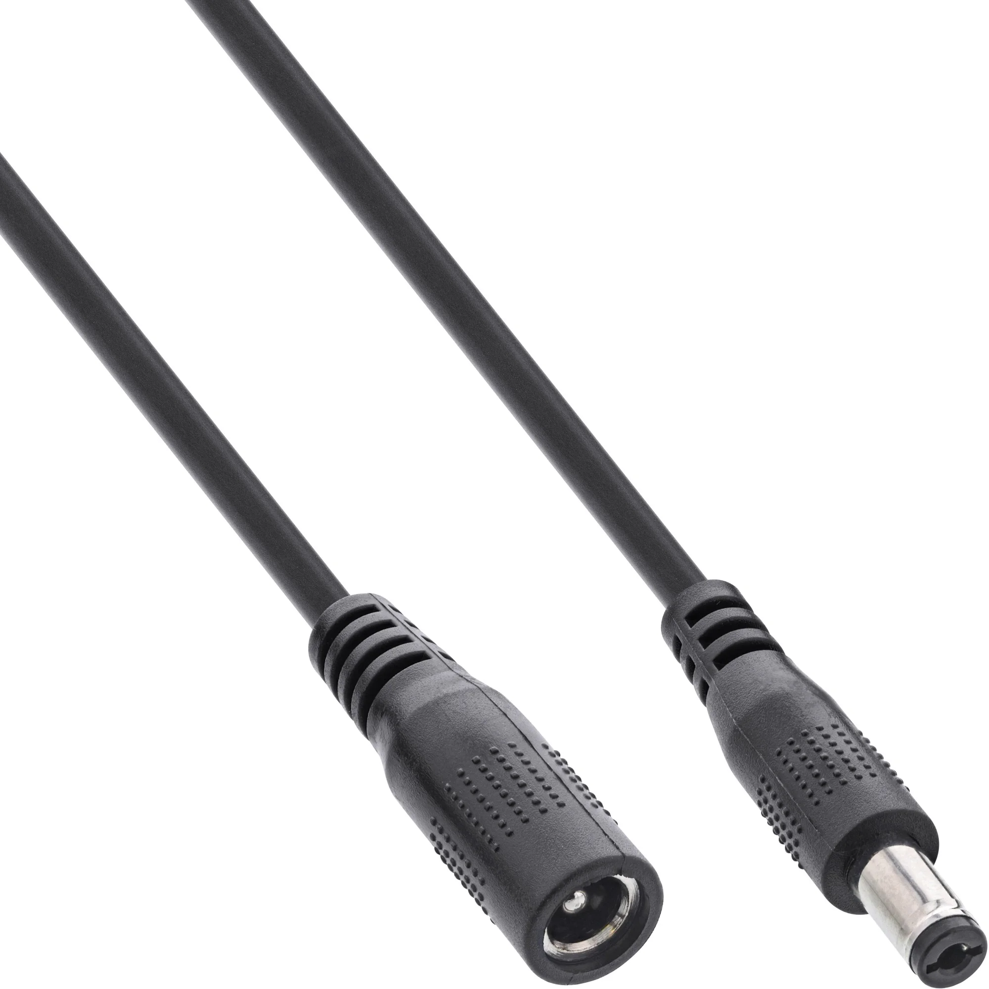 InLine Verlängerungskabel DC Stecker 5,5x2,1mm, schwarz, 5m