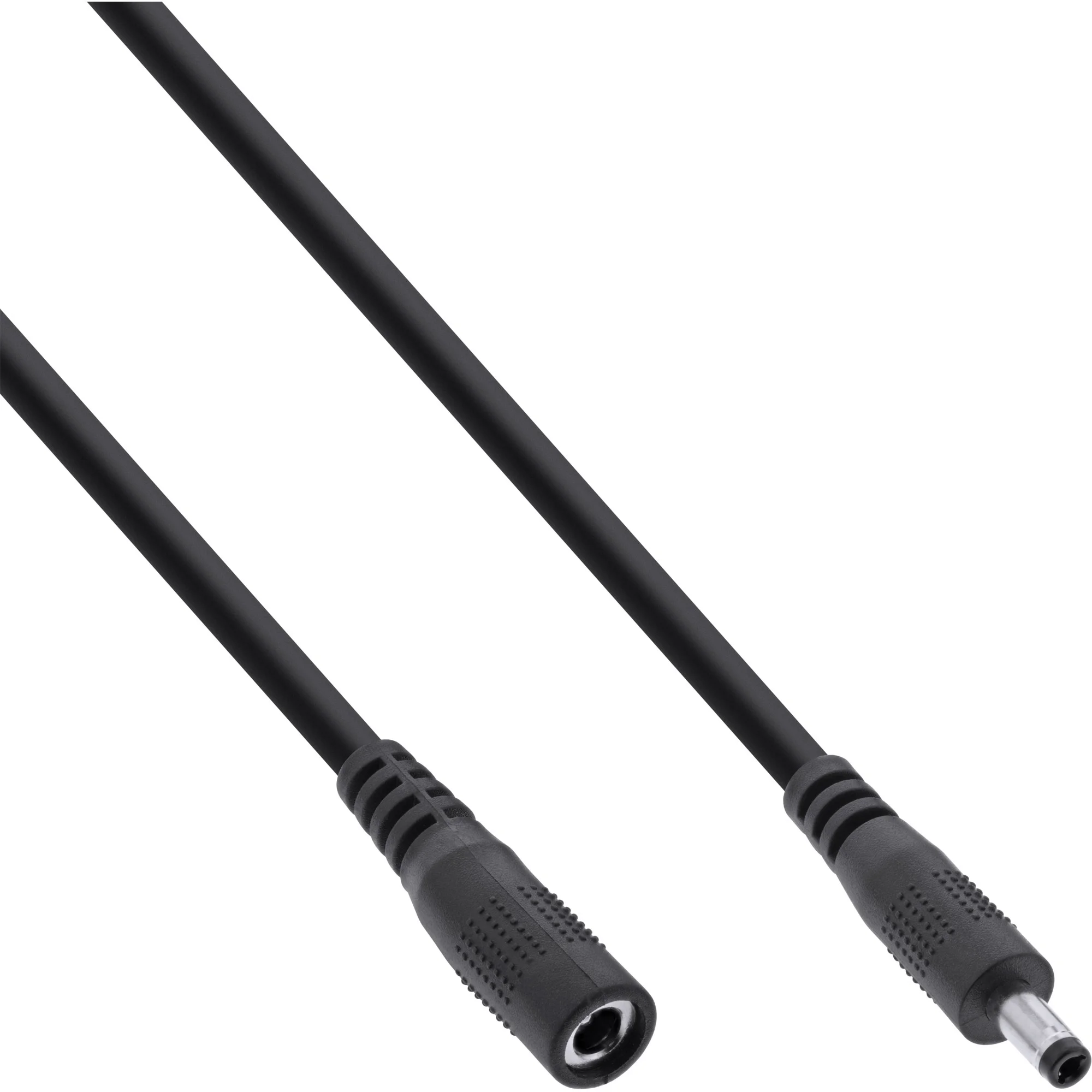 InLine Verlängerungskabel DC Stecker 4,0x1,7mm, schwarz, 0,5m