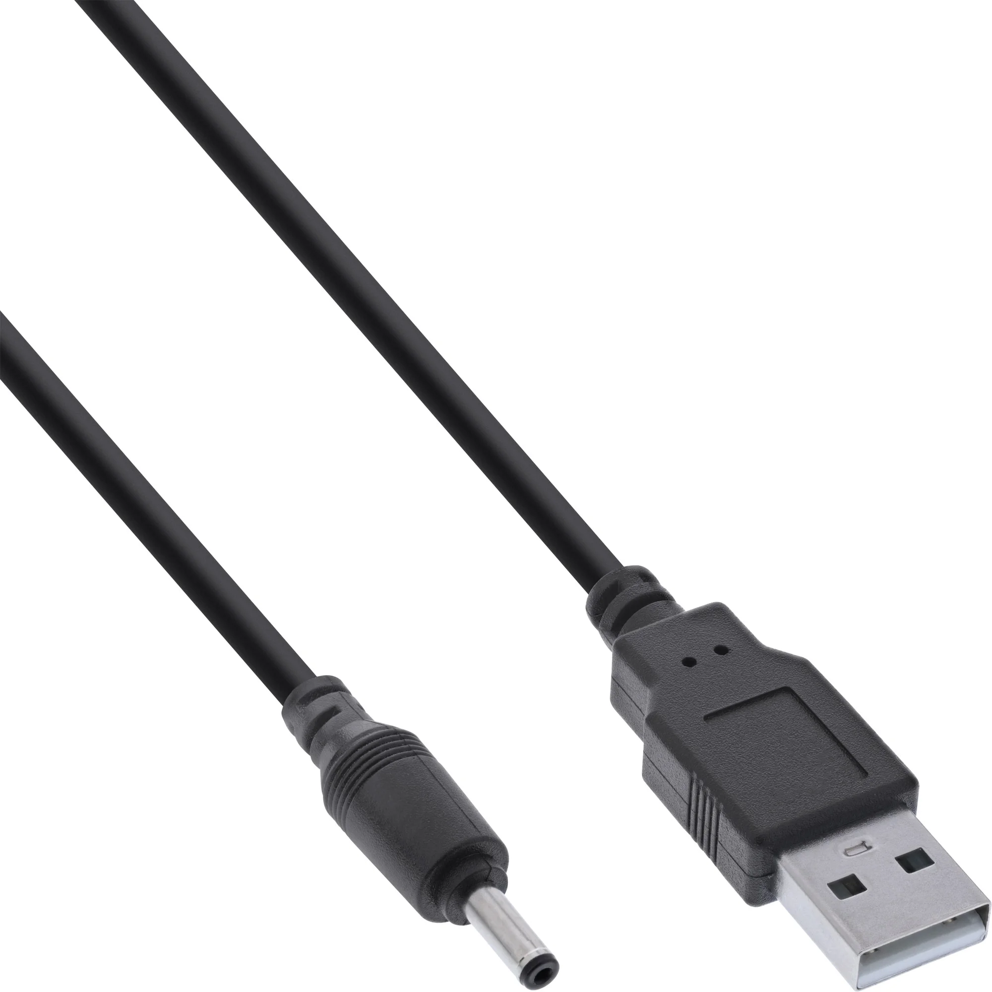 InLine USB DC Stromadapterkabel, USB A Stecker zu DC 3,5x1,35mm 1m