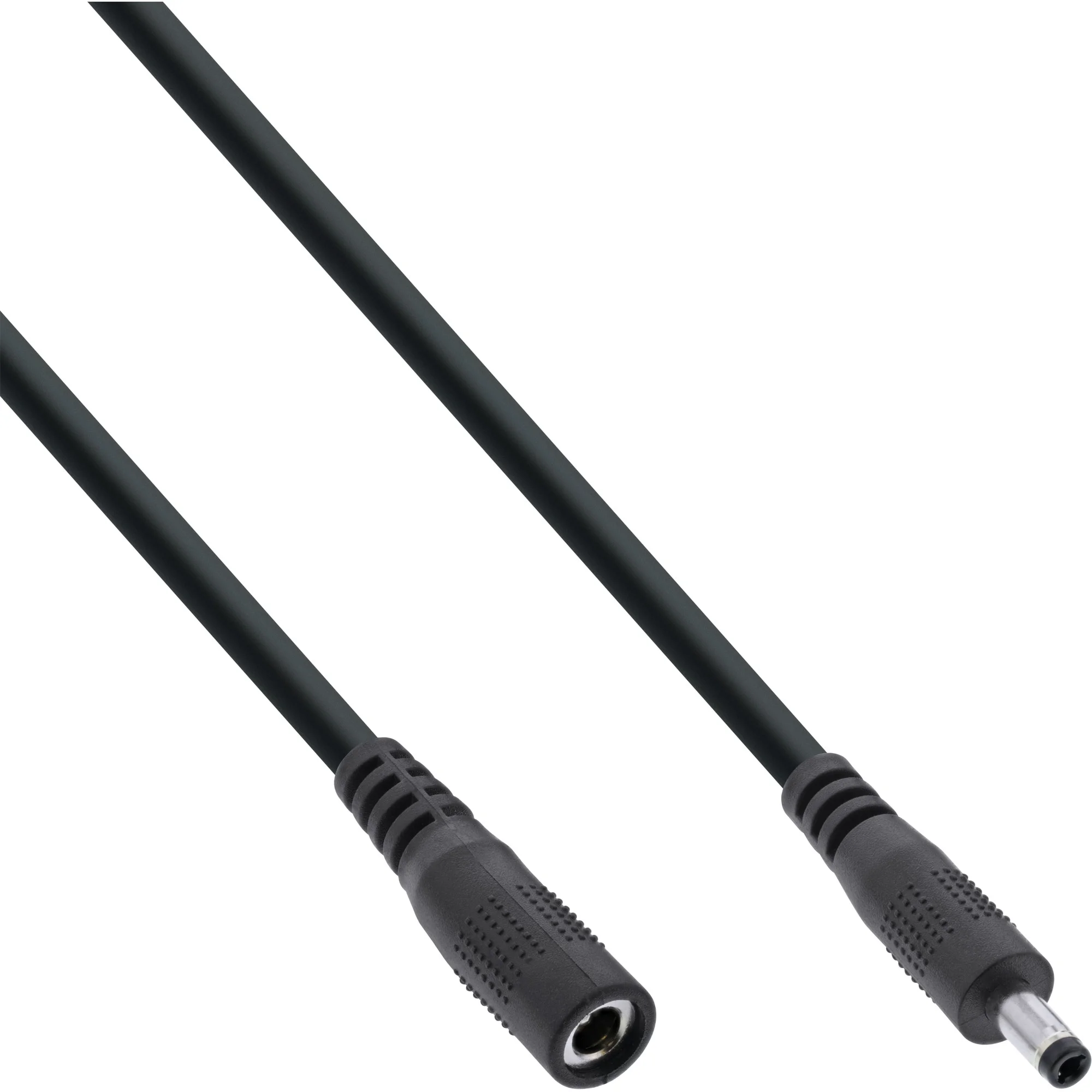 InLine DC Verlängerungskabel, DC Stecker/Buchse 4,0x1,7mm, AWG 18, schwarz 5m