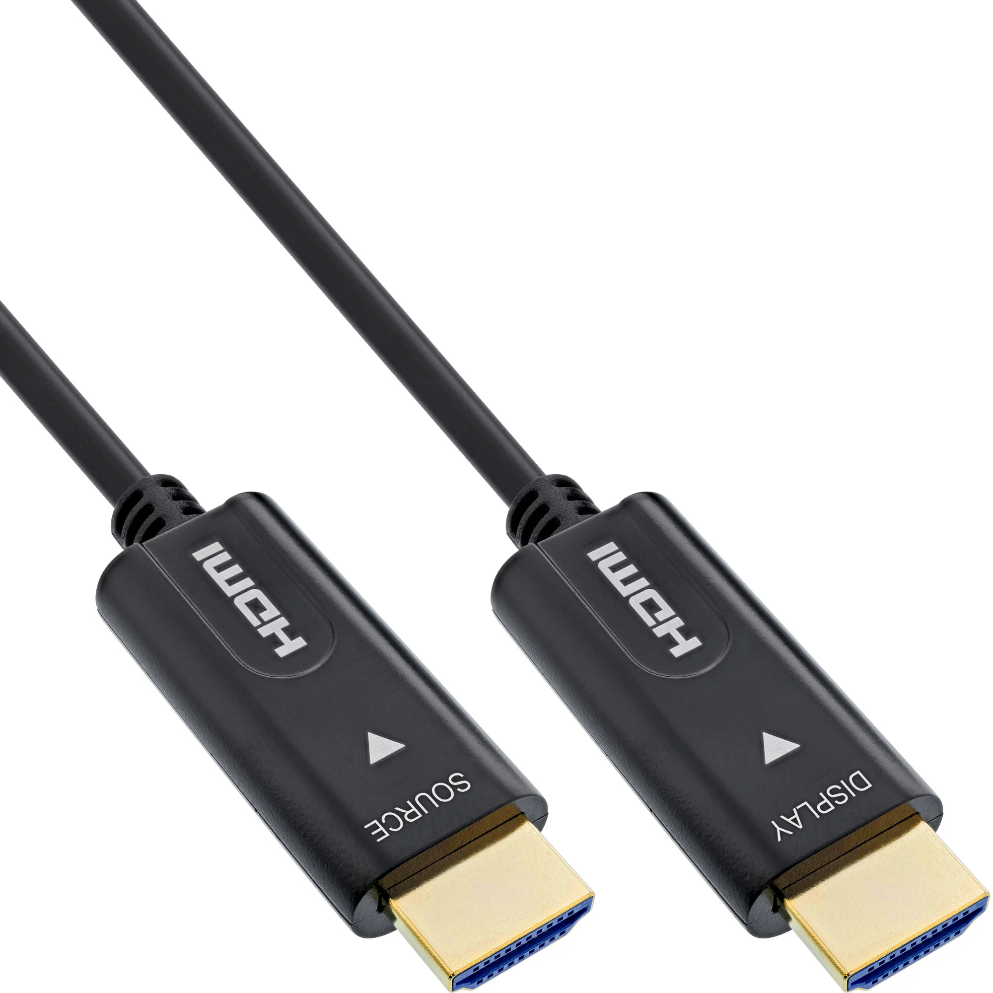 InLine HDMI AOC Kabel, High Speed HDMI mit Ethernet 4K/60Hz Stecker/Stecker 40m