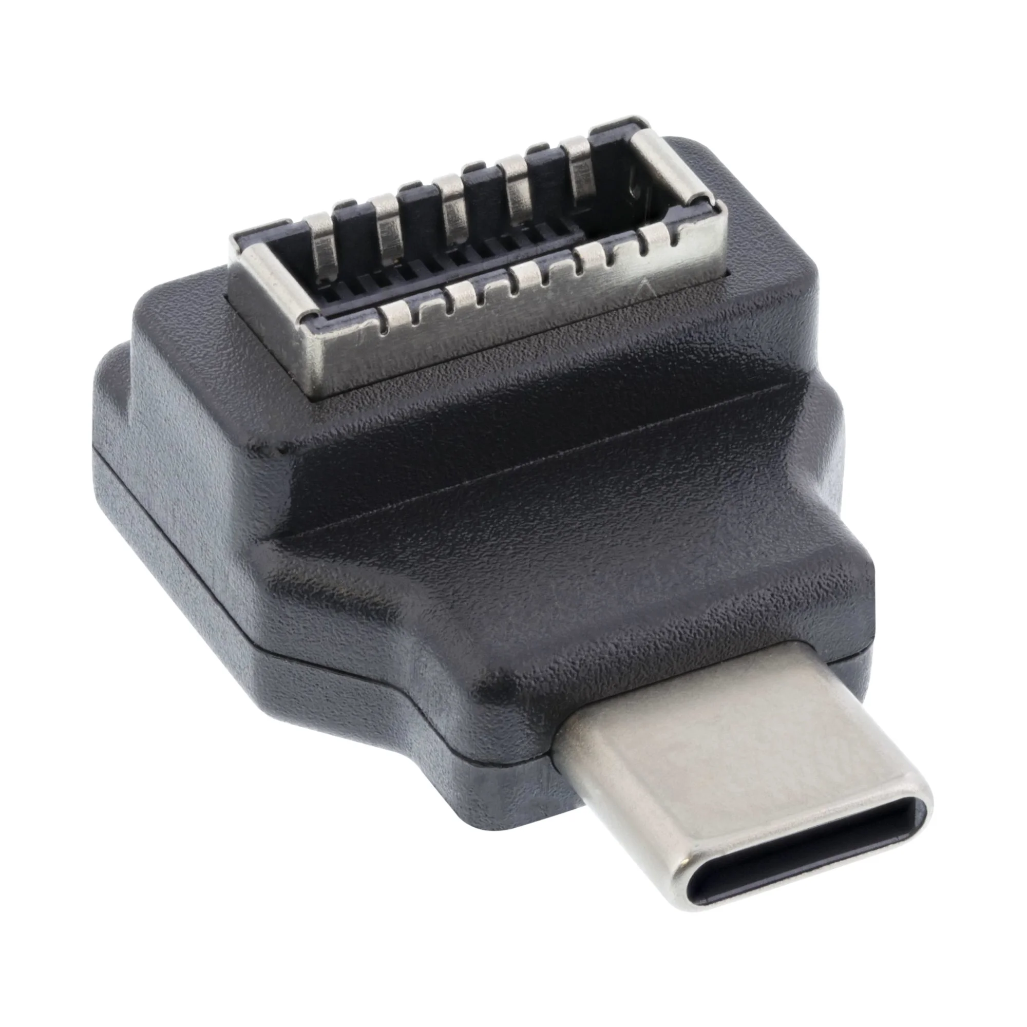 InLine USB 3.2 Adapter, USB-C Stecker zu intern USB-E Frontpanel Buchse