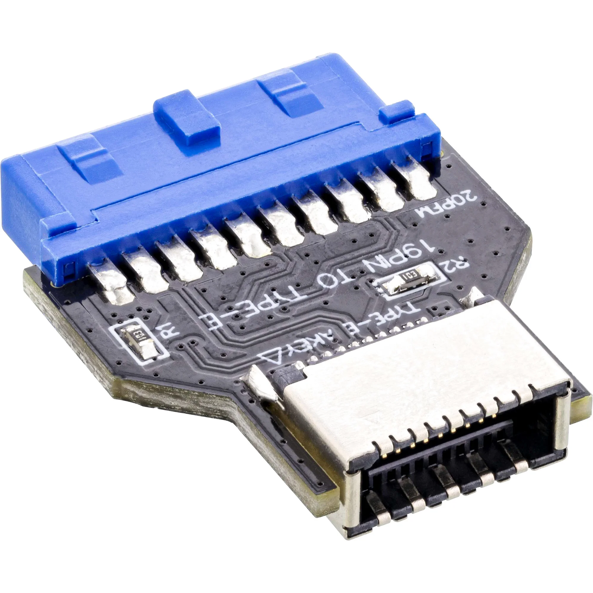 InLine USB 3.0 Mainboard zu USB 3.2 Typ-E Key-A Adapter intern