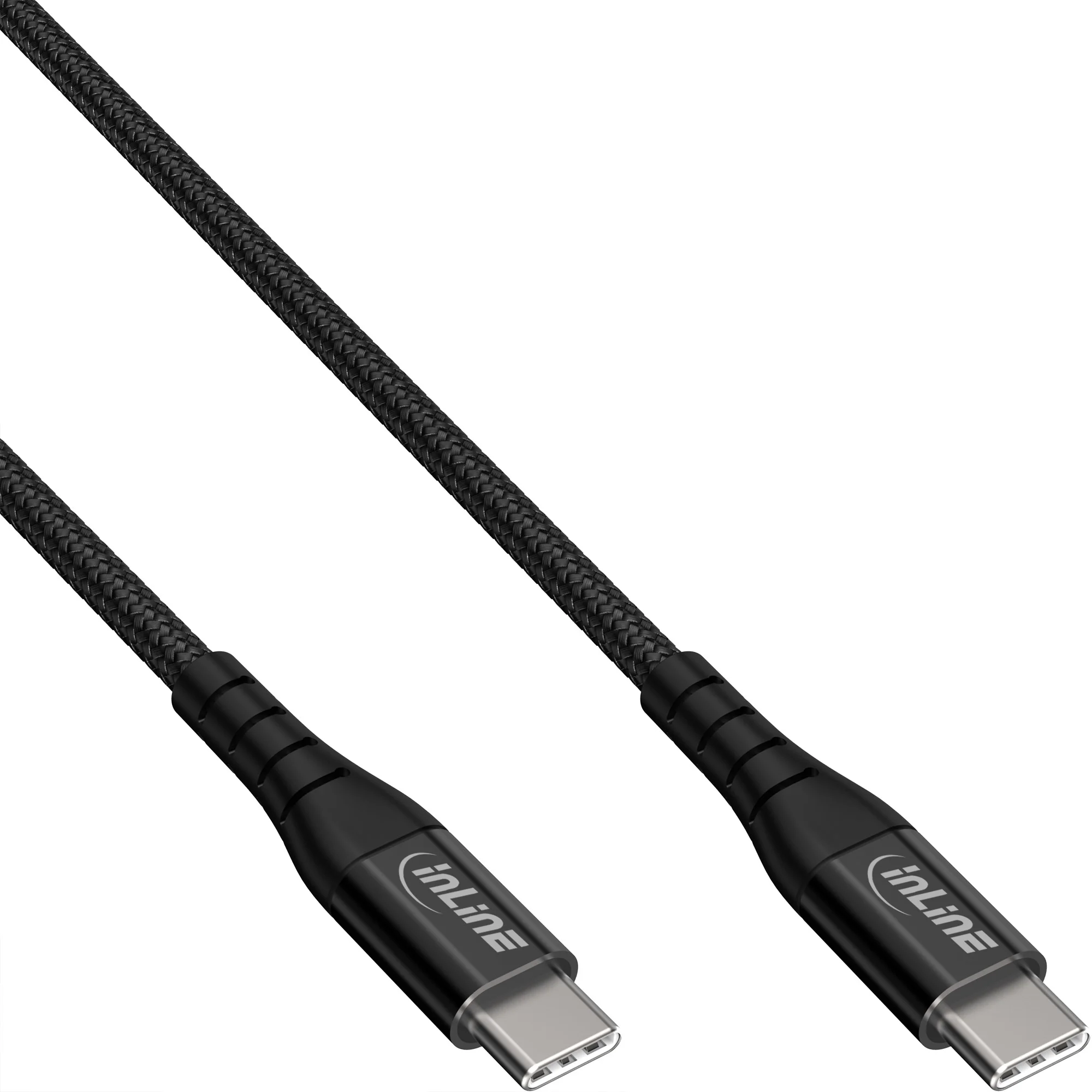 InLine USB 2.0 Kabel, USB-C Stecker/Stecker Schnellladekabel 100W, 2m