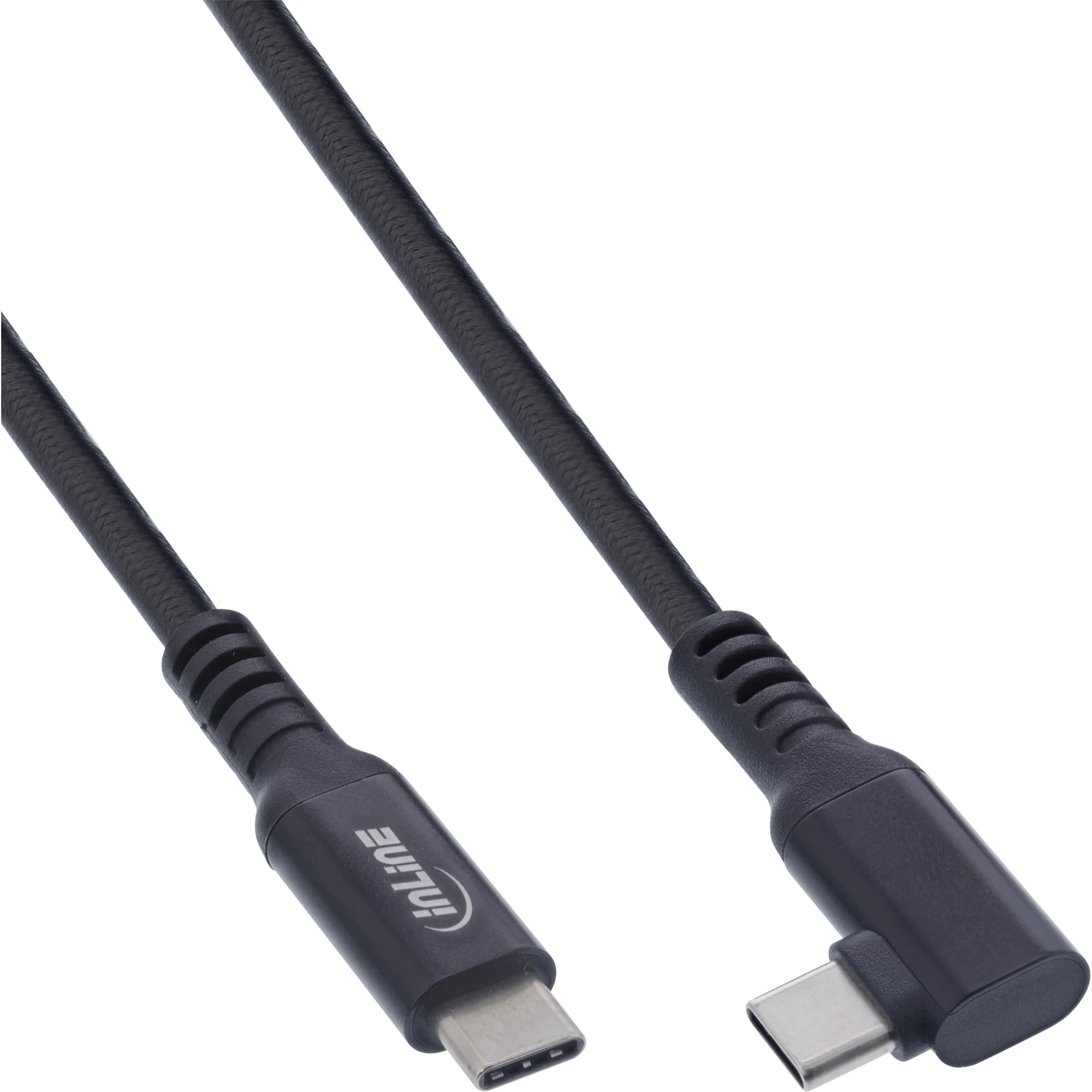InLine USB 3.2 Gen.1 Kabel, USB-C Stecker/Stecker gewinkelt für VR, schwarz, 5m