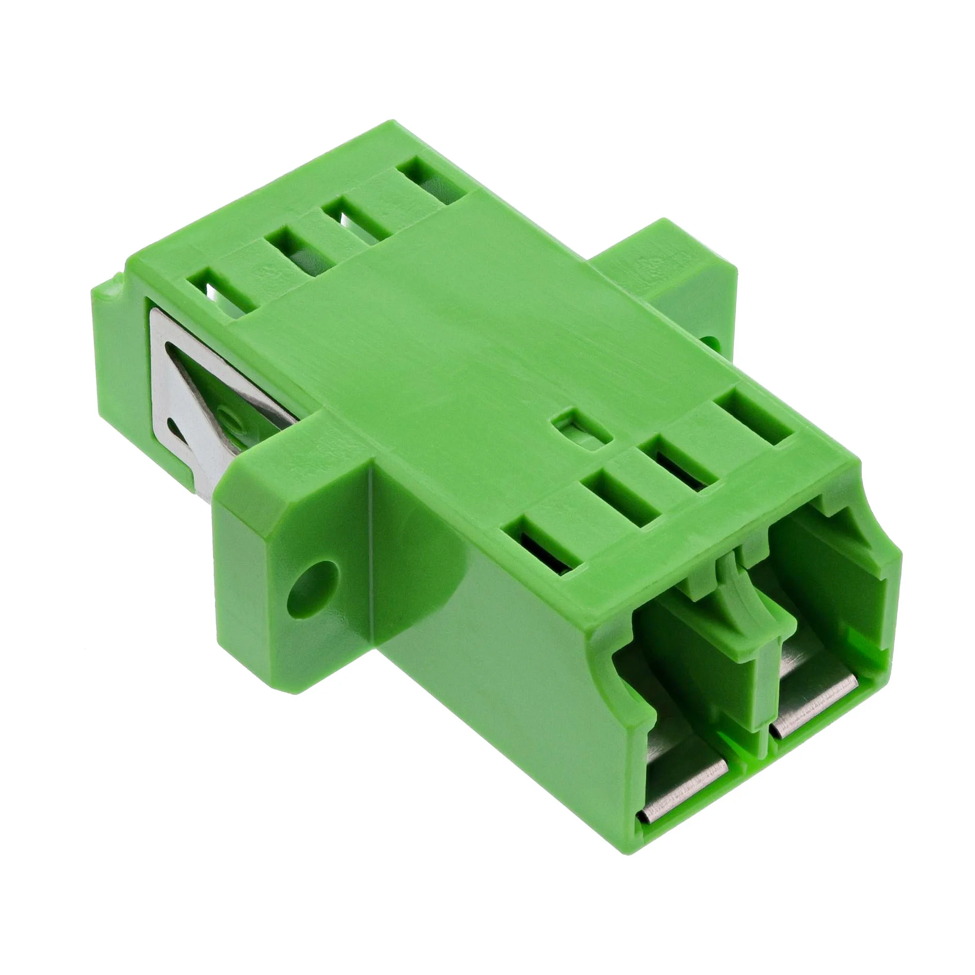 InLine LWL Kupplung, Duplex LC/LC, singlemode, grün, Keramik-Hülse, zum Einbau