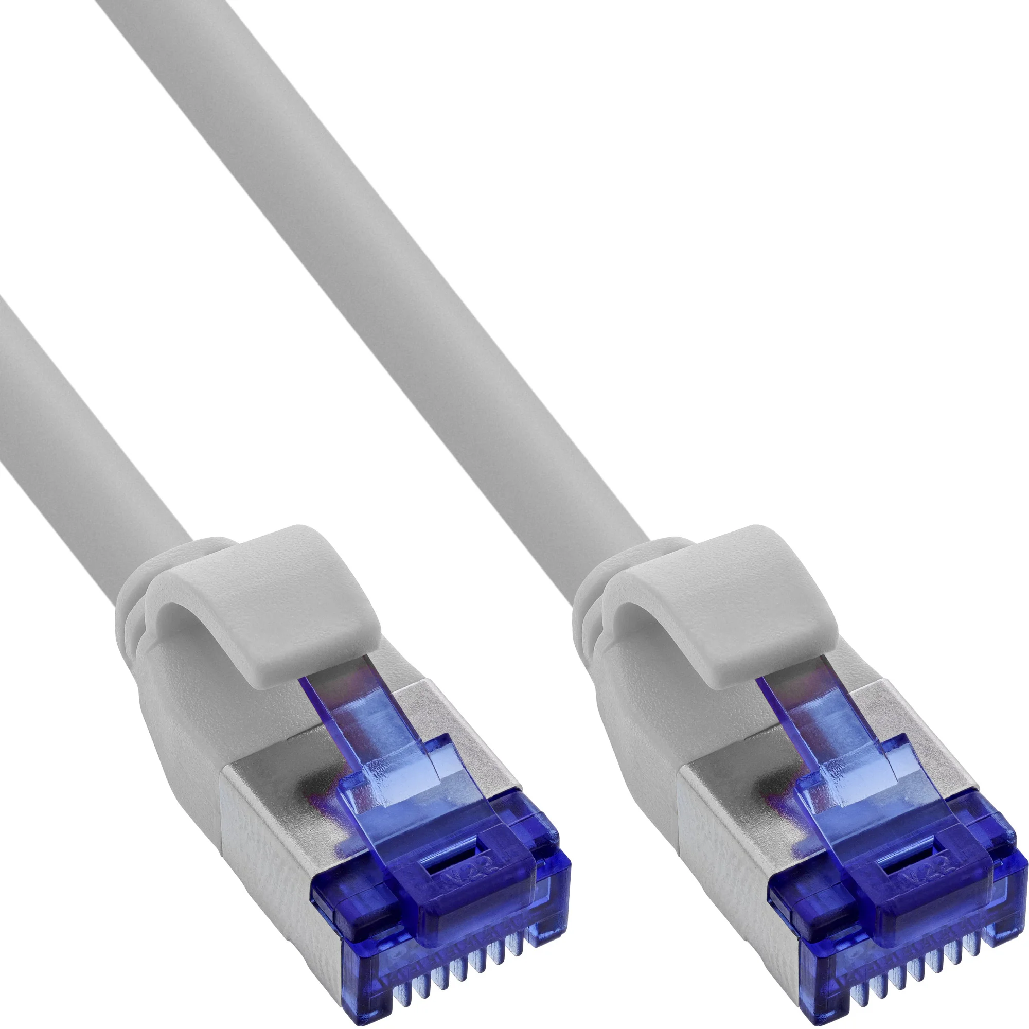 InLine 74901 Netzwerkkabel Grau 10 m Cat6a S/FTP (S-STP) Rund