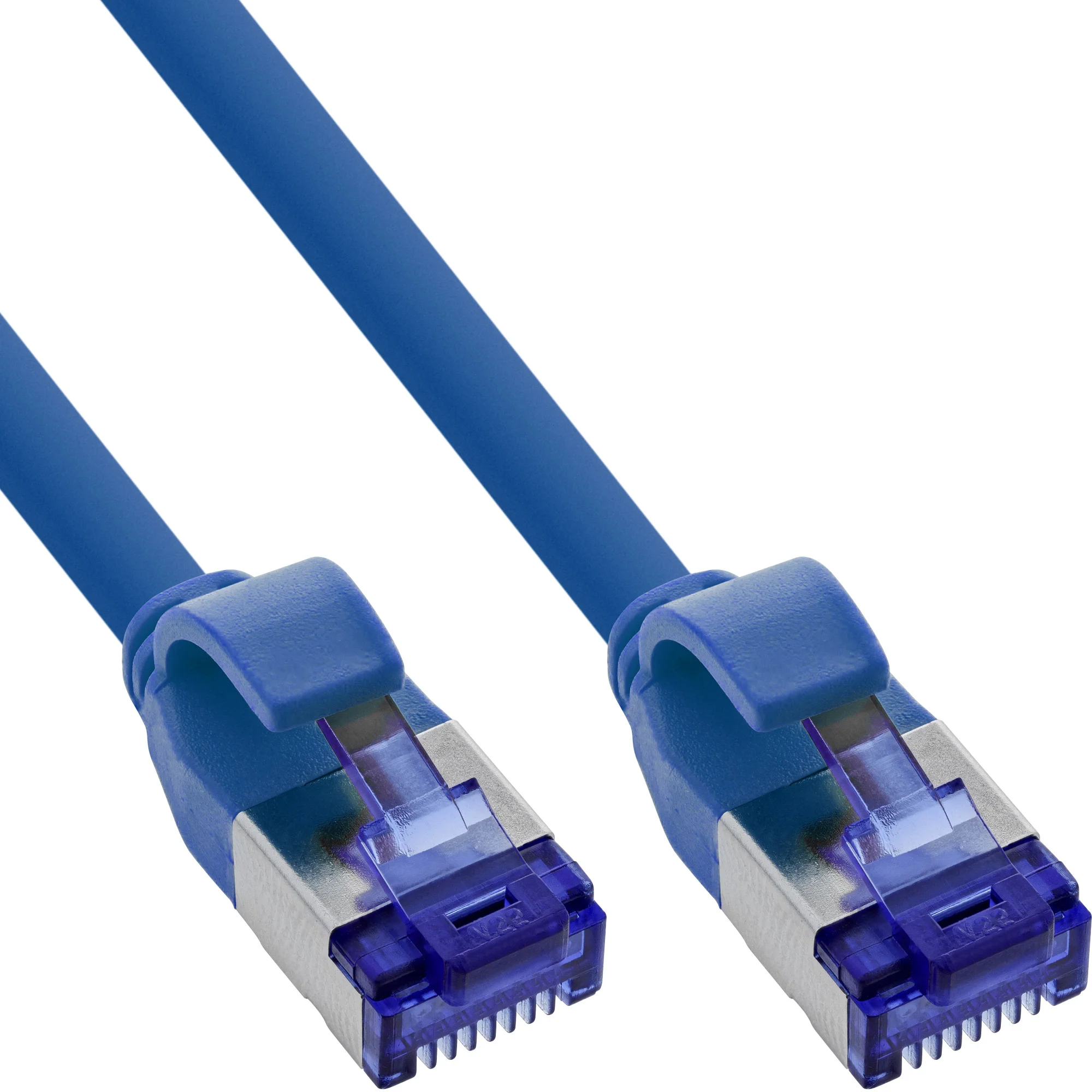InLine 74902B Netzwerkkabel Blau 2 m Cat6a S/FTP (S-STP) Rund