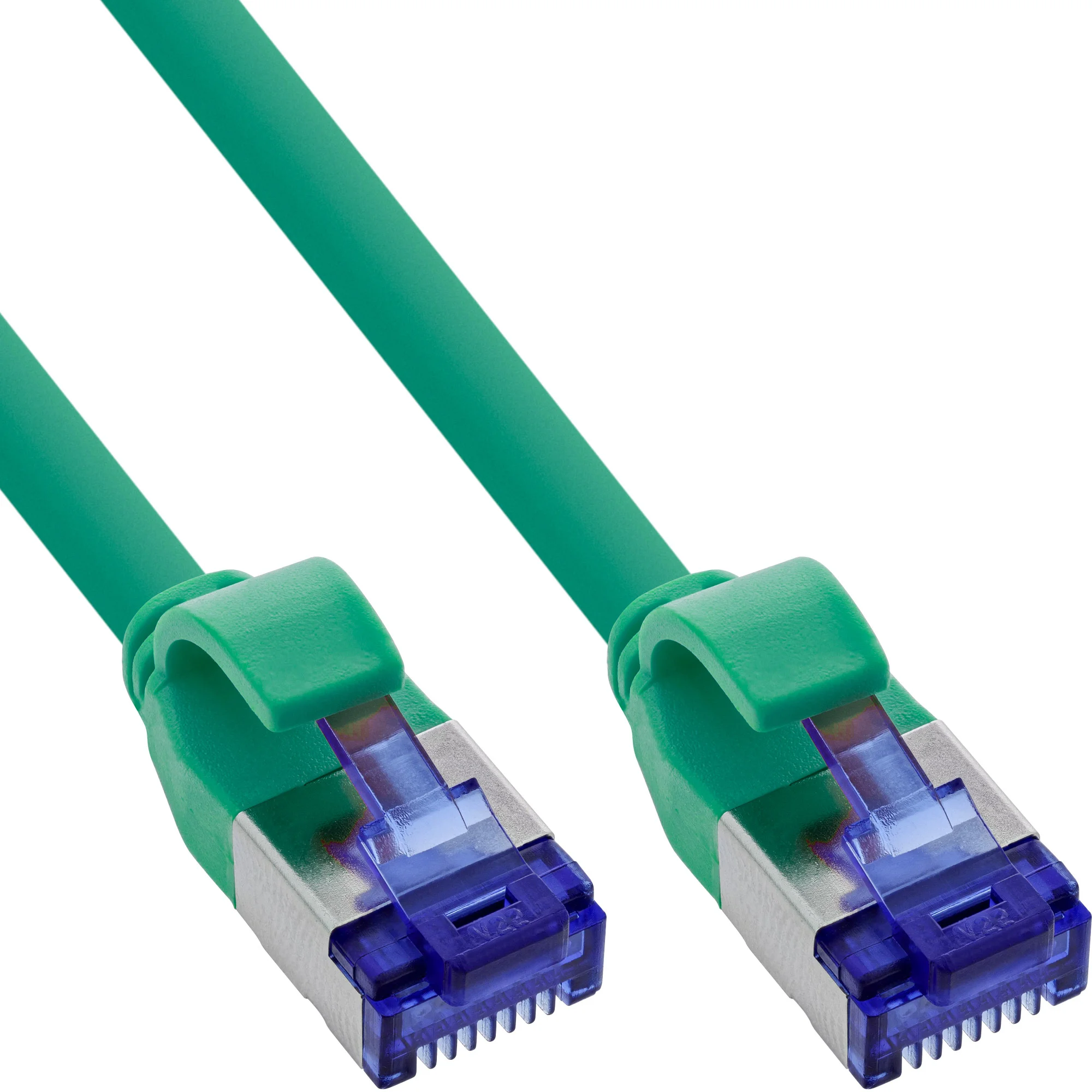 InLine 74901G Netzwerkkabel Grün 10 m Cat6a S/FTP (S-STP) Rund