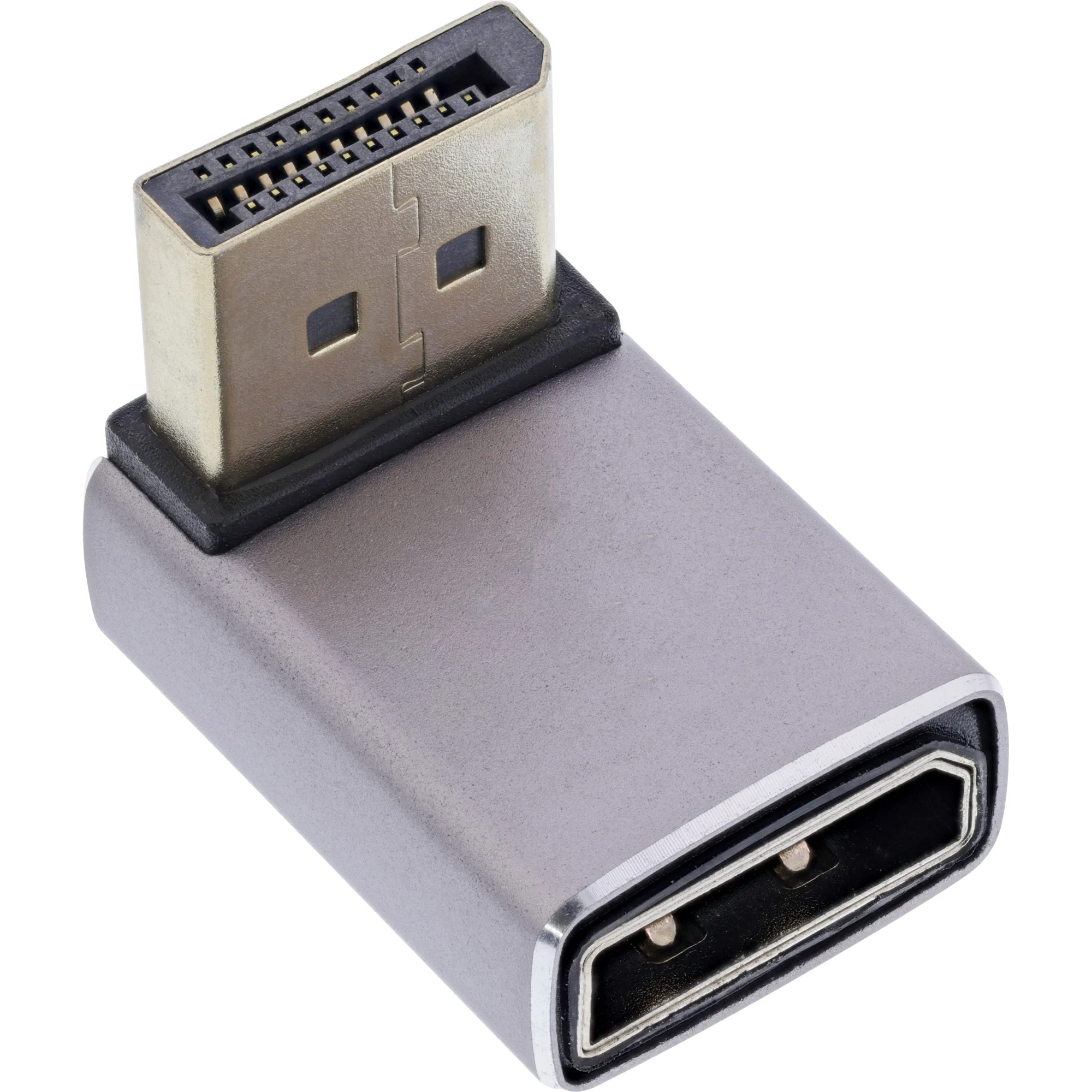 InLine 17291F Kabeladapter DisplayPort Grau, Schwarz