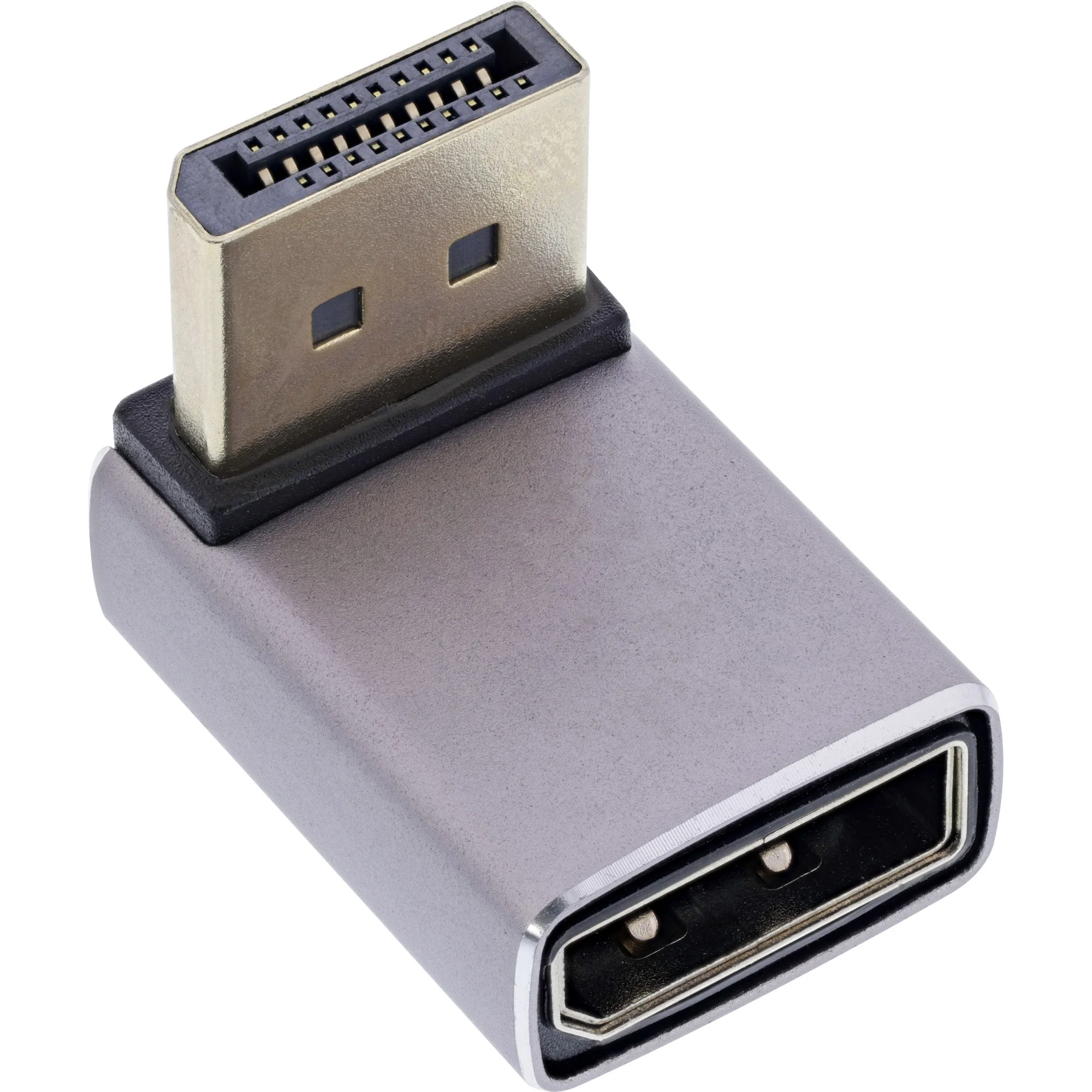 InLine 17291G Kabeladapter DisplayPort Grau, Schwarz