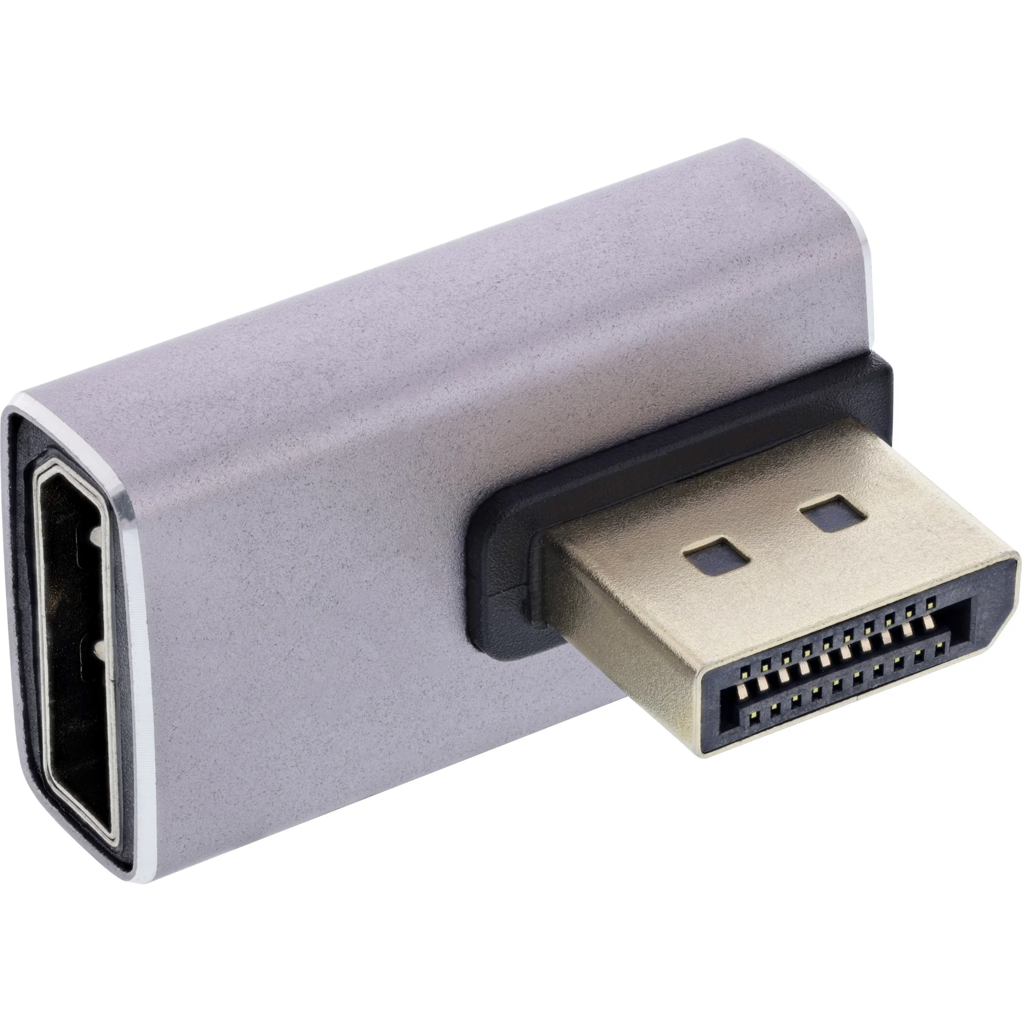 InLine 17291H Kabeladapter DisplayPort Grau, Schwarz