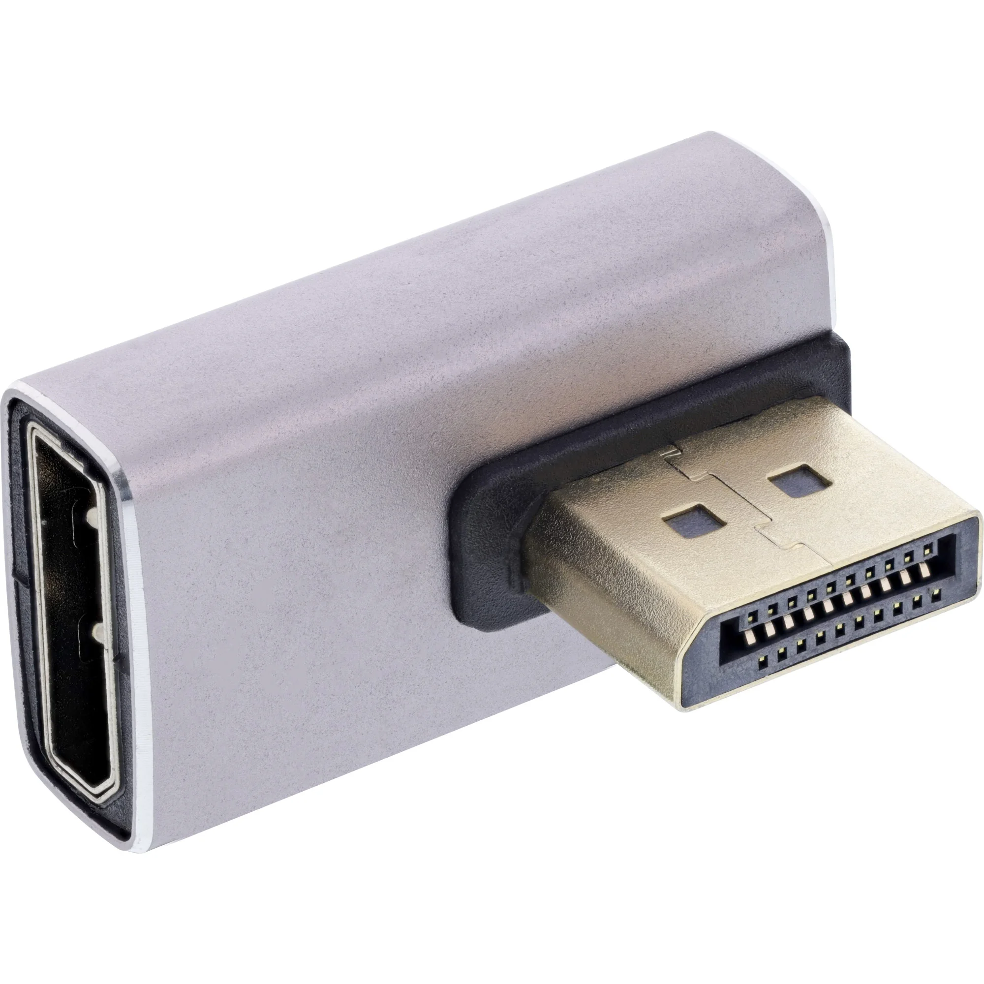 InLine 17291I Kabeladapter DisplayPort Grau, Schwarz