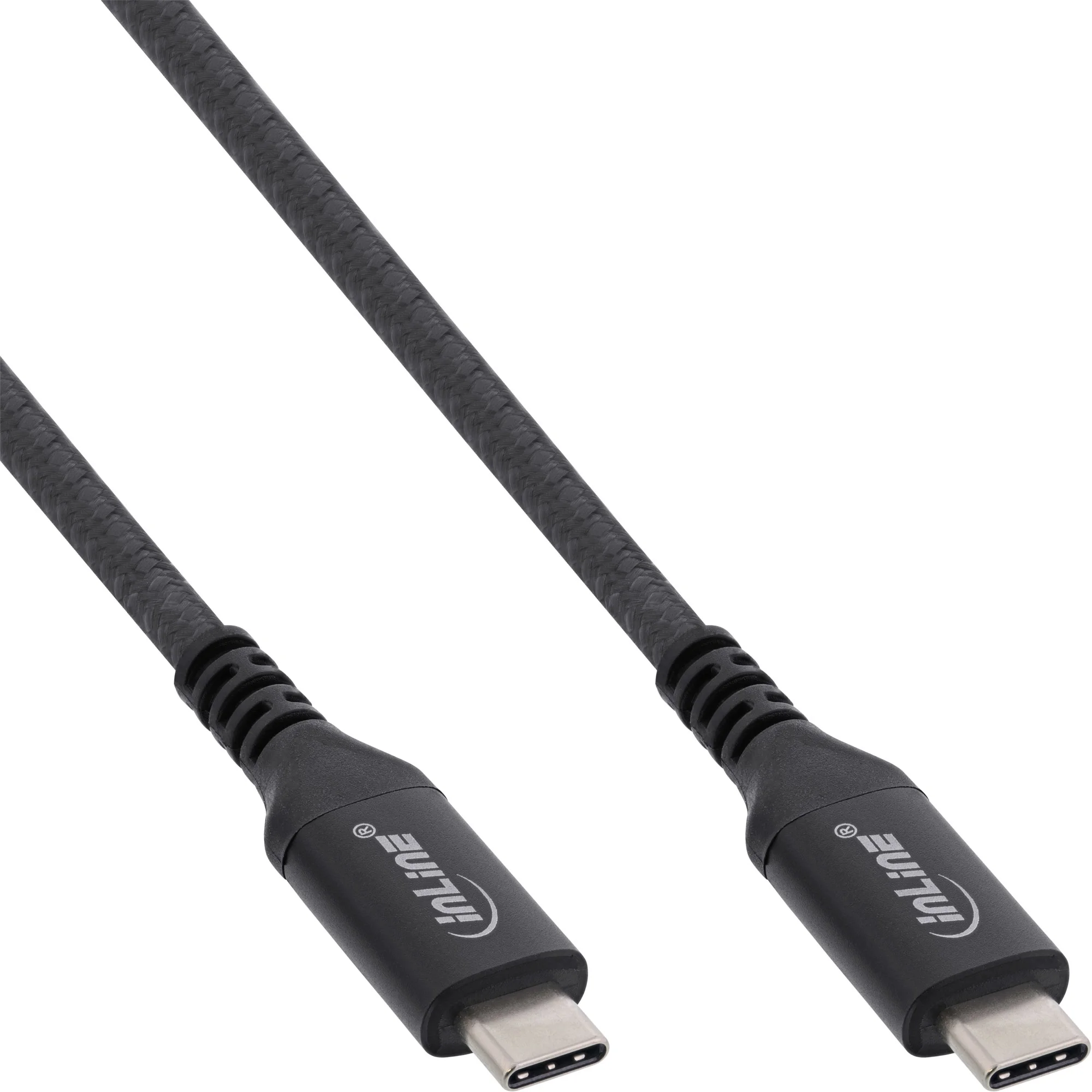 InLine 35904A USB Kabel USB4 Gen 3x2 1,5 m USB C 40 Gbit/s 240 W Schwarz