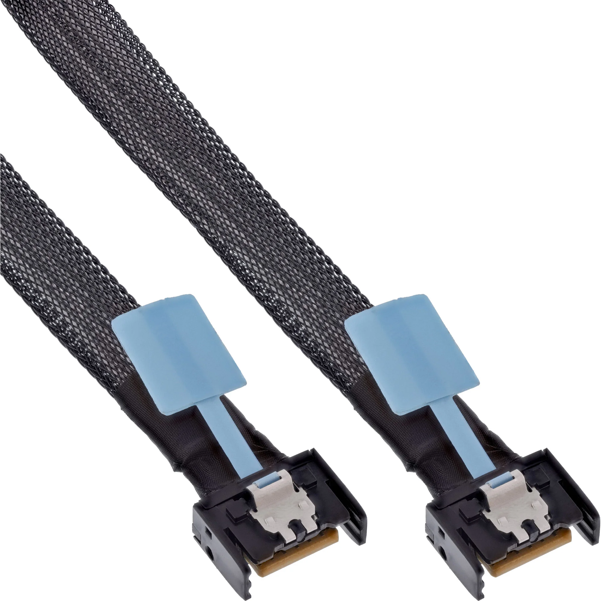 InLine 27662A Serial Attached SCSI (SAS)-Kabel 0,5 m 24 Gbit/s Schwarz, Blau, Grau