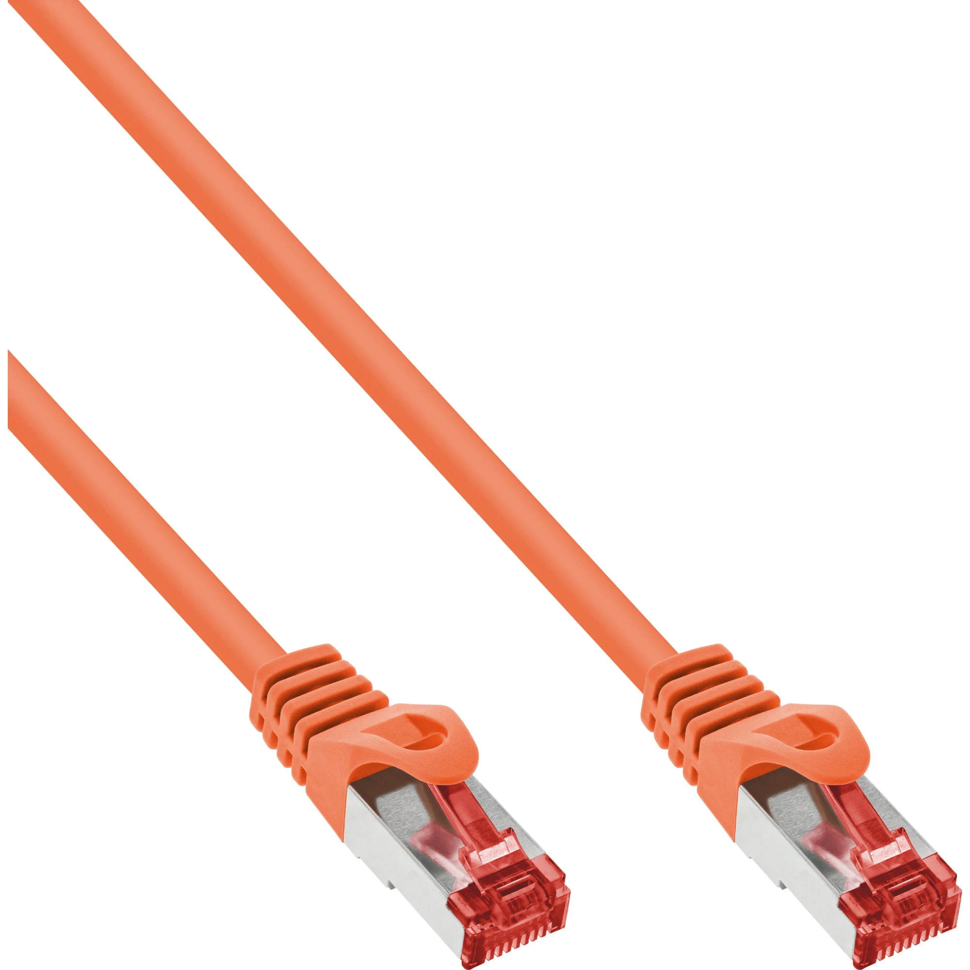 InLine B-76411O Netzwerkkabel Orange 1 m Cat6 S/FTP (S-STP) Rund
