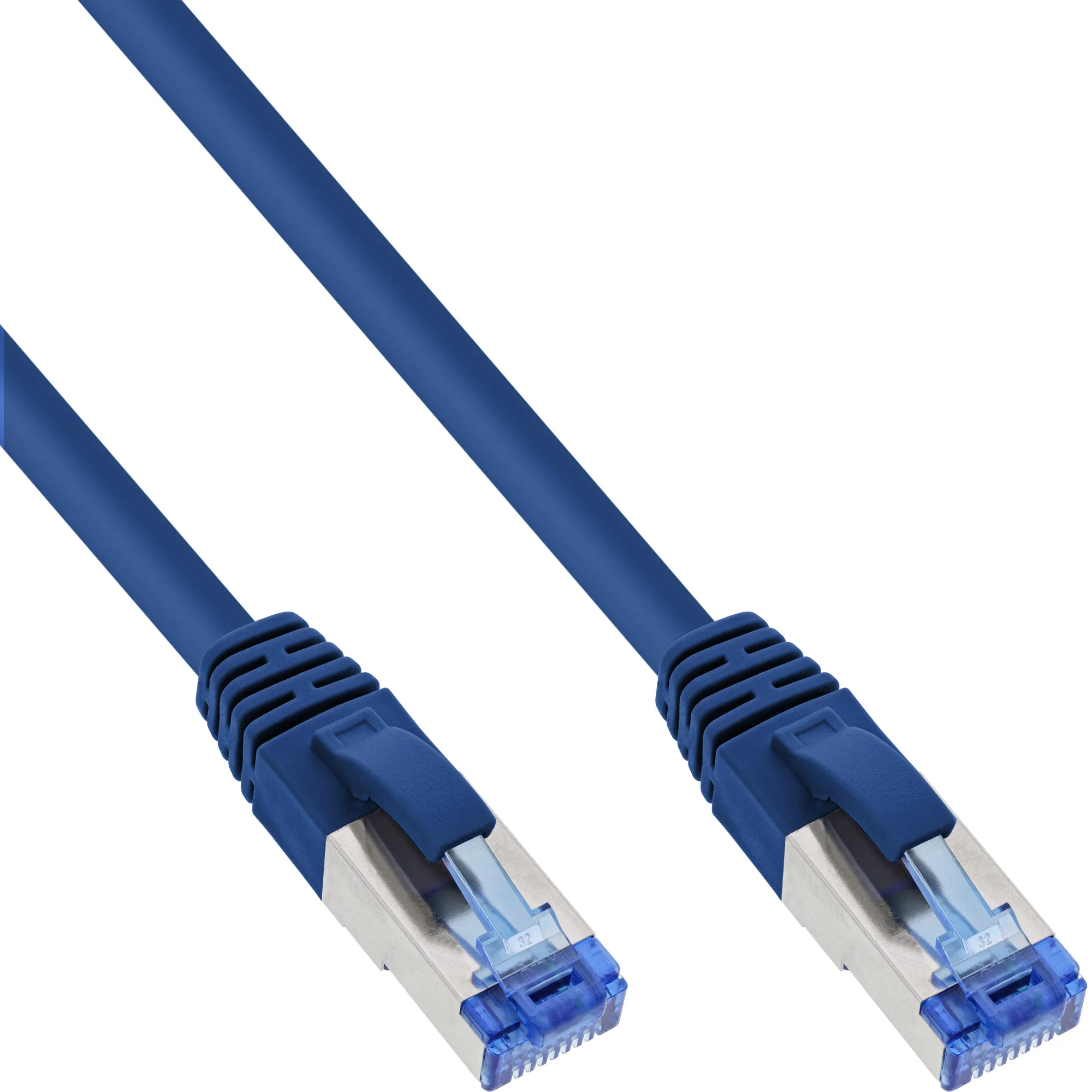 InLine B-76814B Netzwerkkabel Blau 1,5 m Cat6a S/FTP (S-STP) Rund