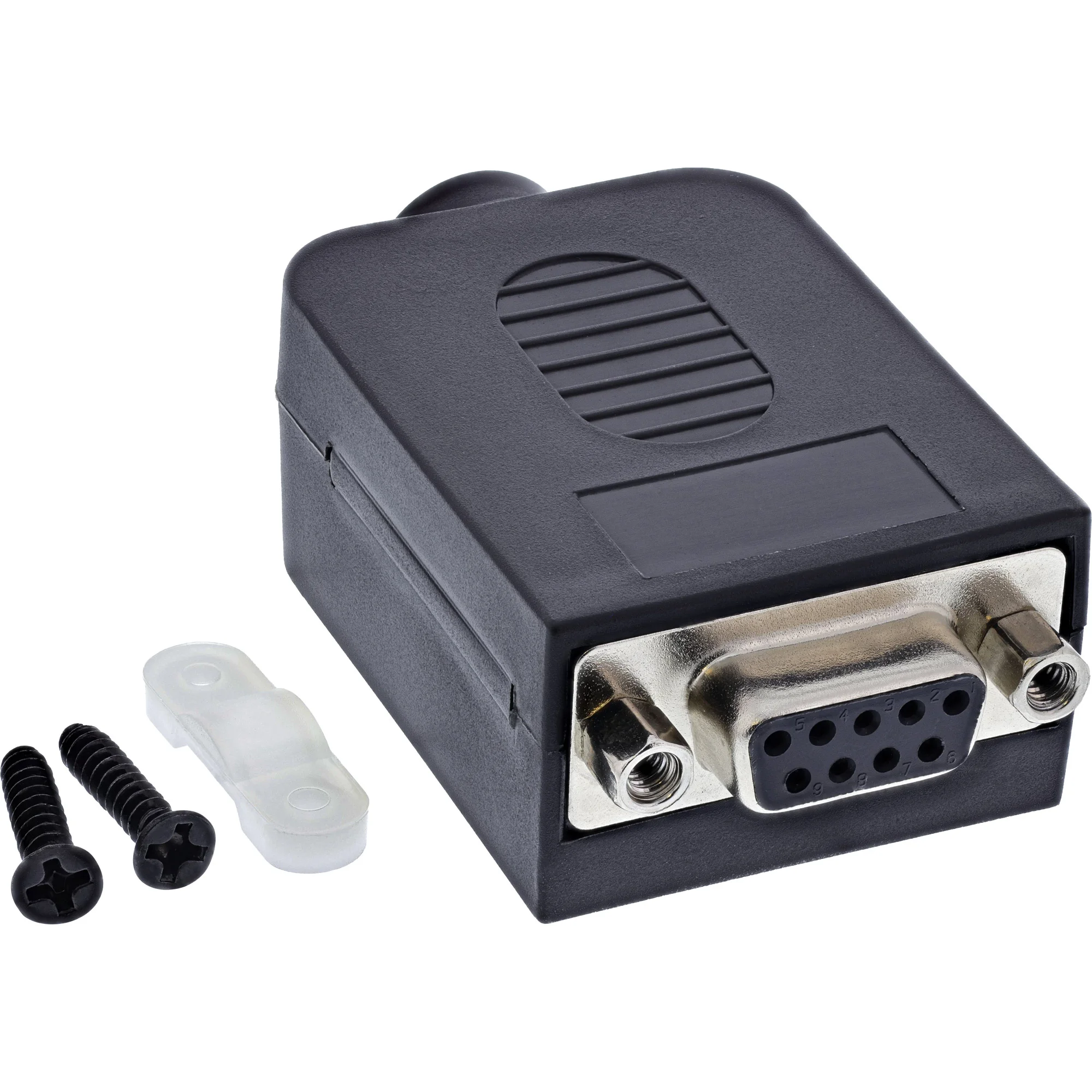 InLine 92501H Drahtverbinder Terminal block / D-Sub 9 Schwarz