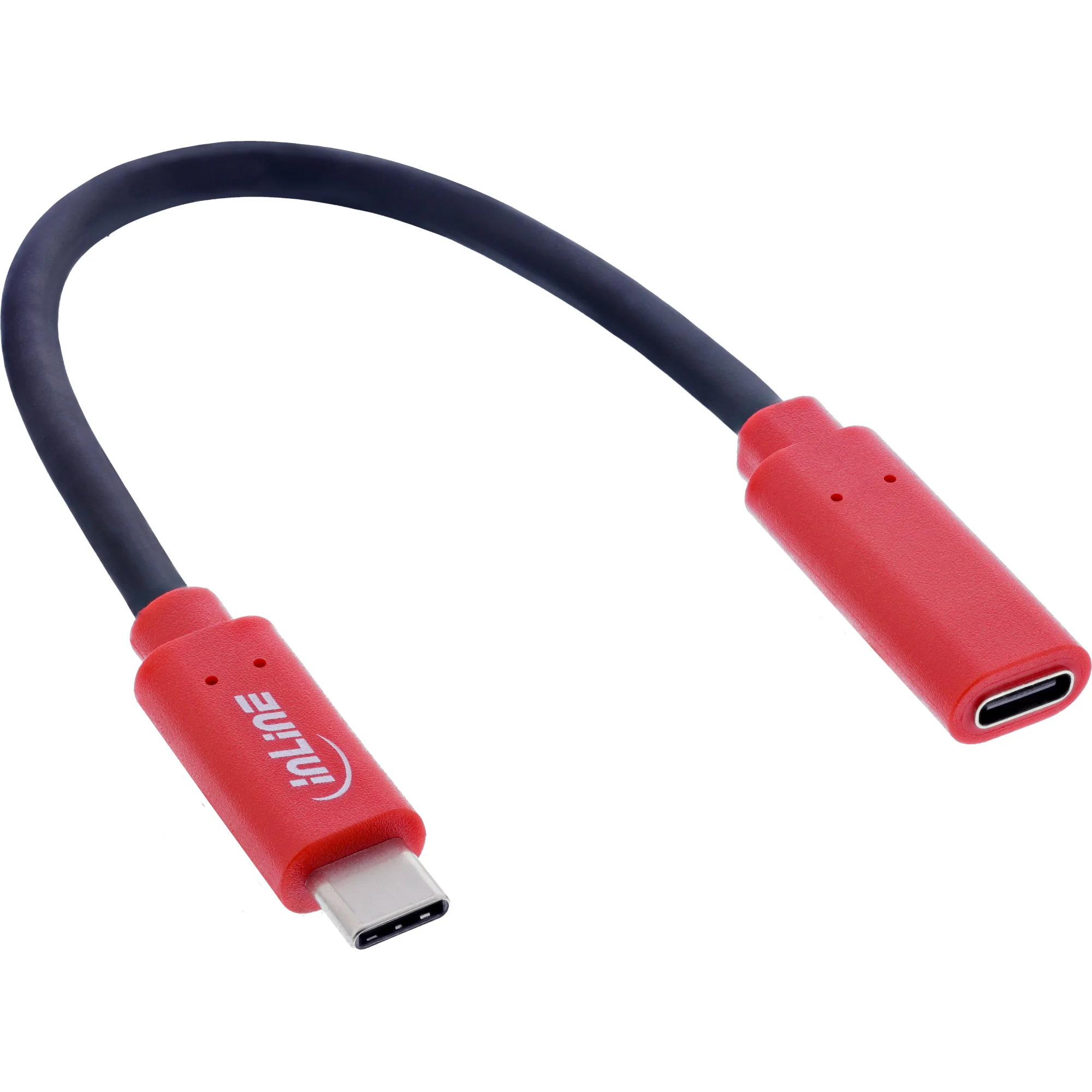 InLine 31654 USB Kabel 0,2 m USB C 240 W Rot