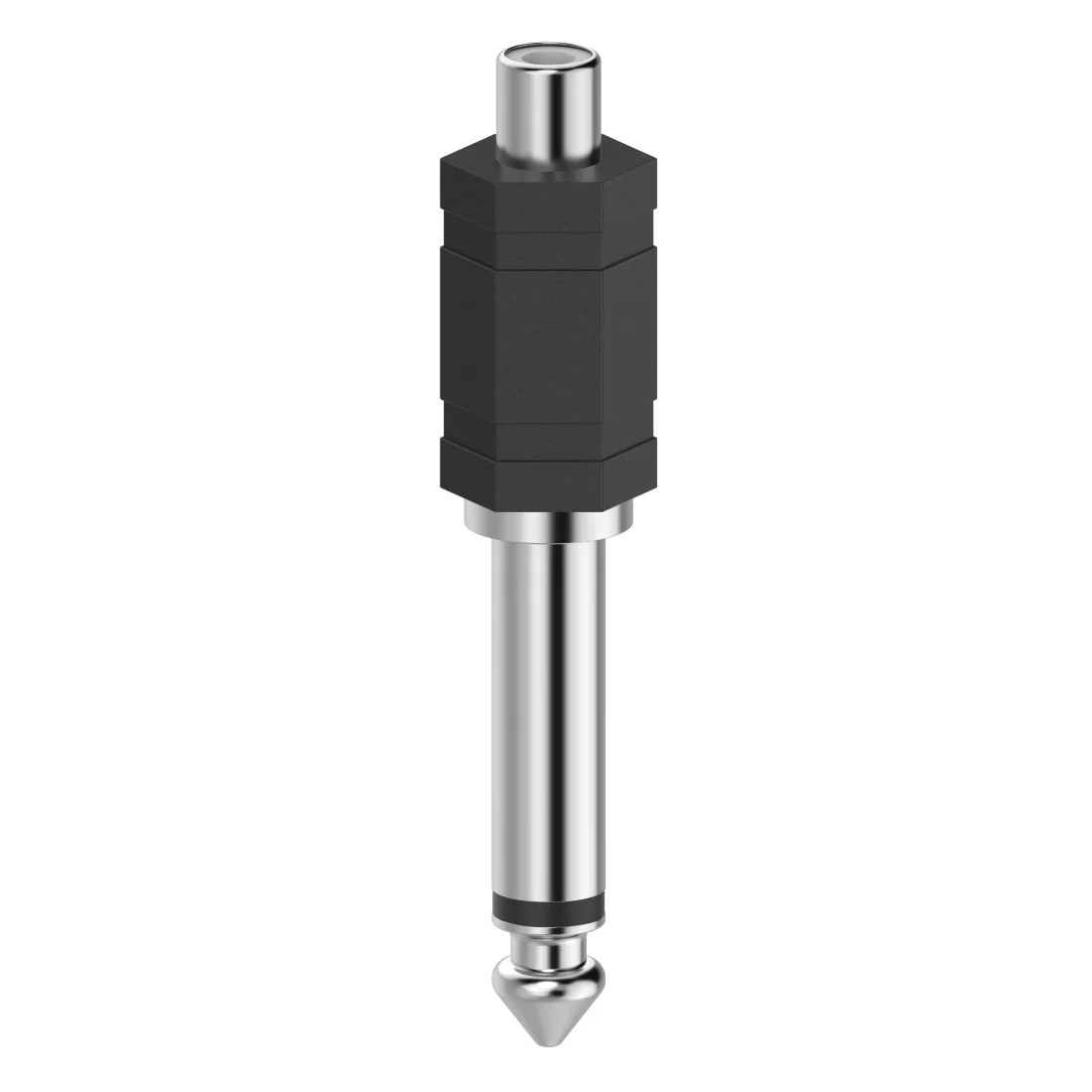 Hama 00205188 Kabeladapter RCA 6,3 Schwarz, Silber