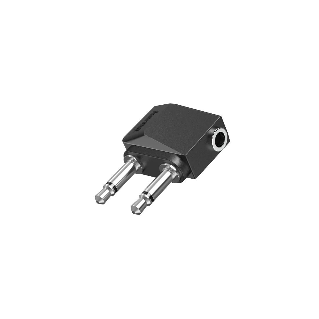 Hama 00205192 Kabeladapter 2 x 3.5mm 3.5mm Schwarz, Silber