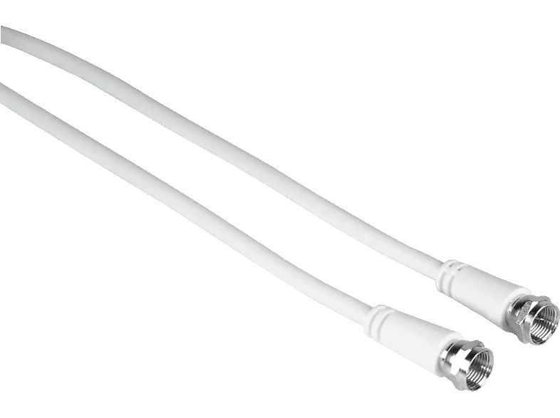 HAMA 75 dB, 3 m F-Stecker auf F-Stecker, SAT-Anschlusskabel,
