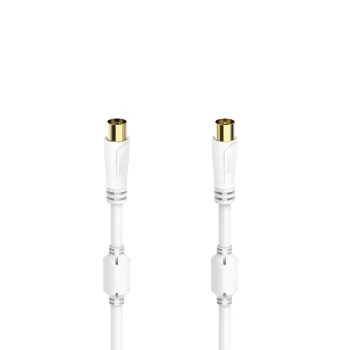 Hama 00205247 Koaxialkabel 3 m Koaxial Weiß