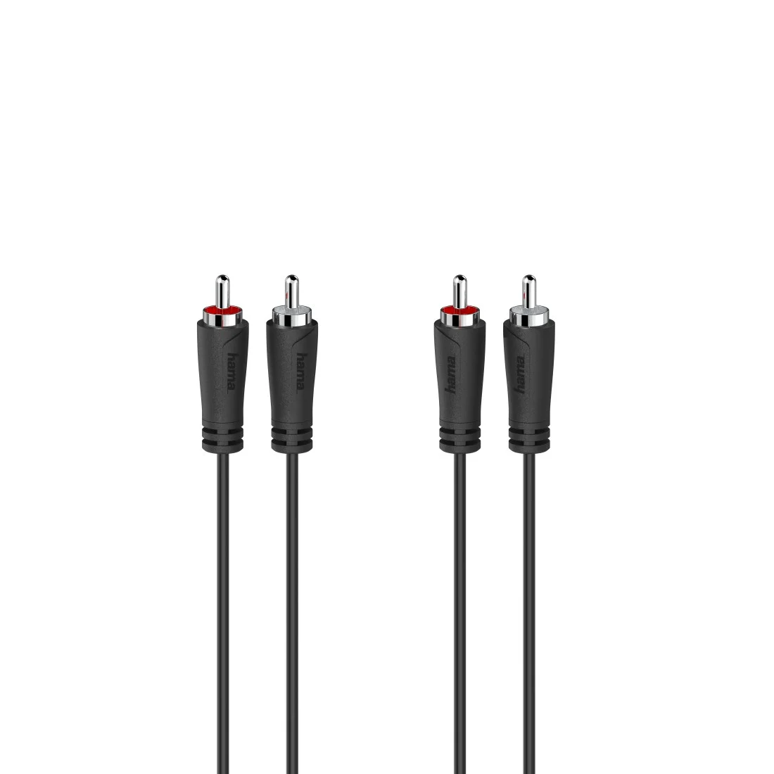 Hama 00205093 Audio-Kabel 5 m 2 x RCA Schwarz