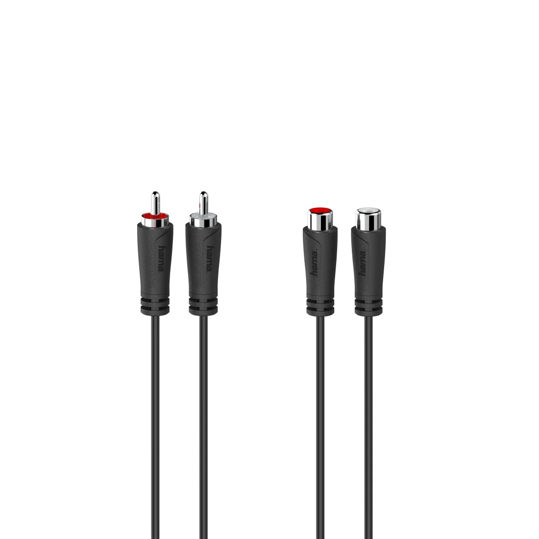 Hama 00205095 Audio-Kabel 5 m 2 x RCA Schwarz