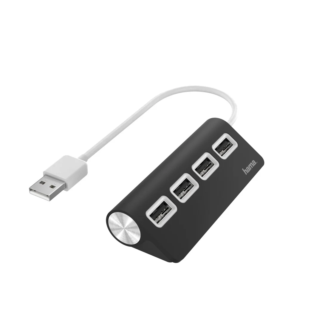 Hama 00200119 Schnittstellen-Hub USB 2.0 480 Mbit/s Schwarz