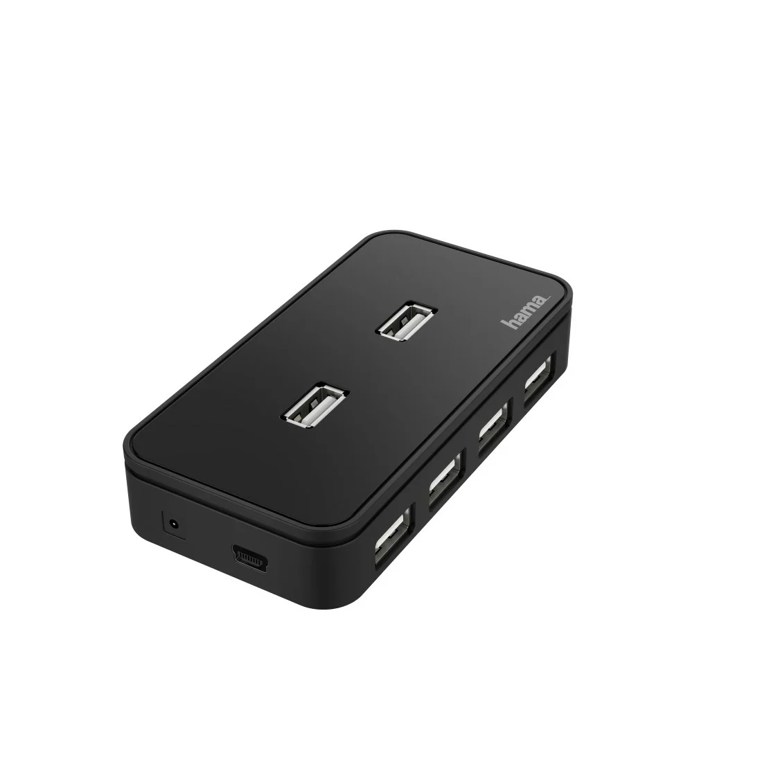 Hama 00200123 Schnittstellen-Hub USB 2.0 480 Mbit/s Schwarz