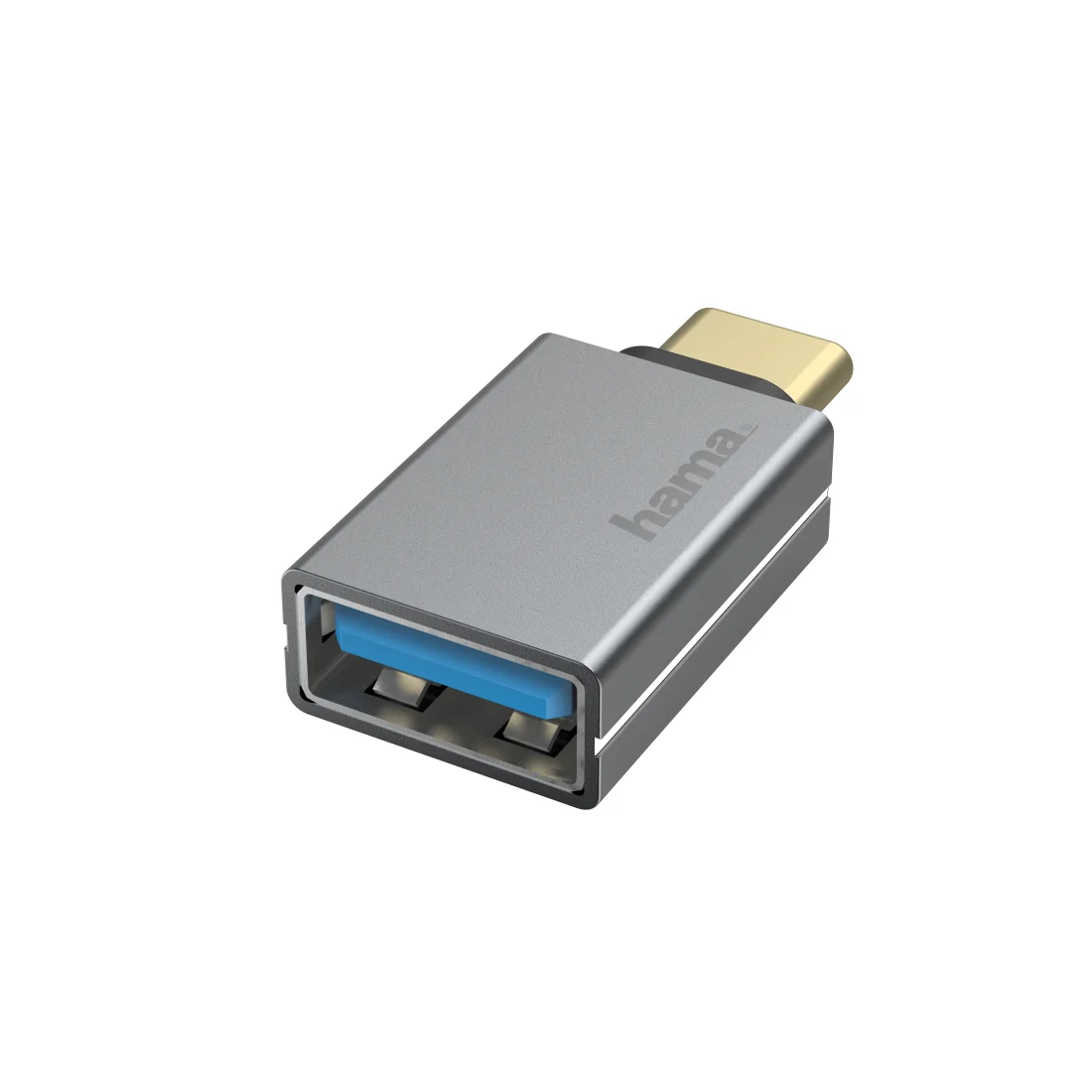 Hama 00200300 Kabeladapter USB Type-A USB Type-C Grau