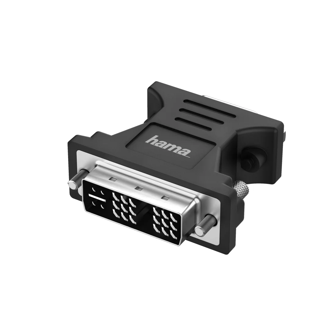 HAMA DVI-Stecker auf VGA-Buchse Video-Adapter, Schwarz
