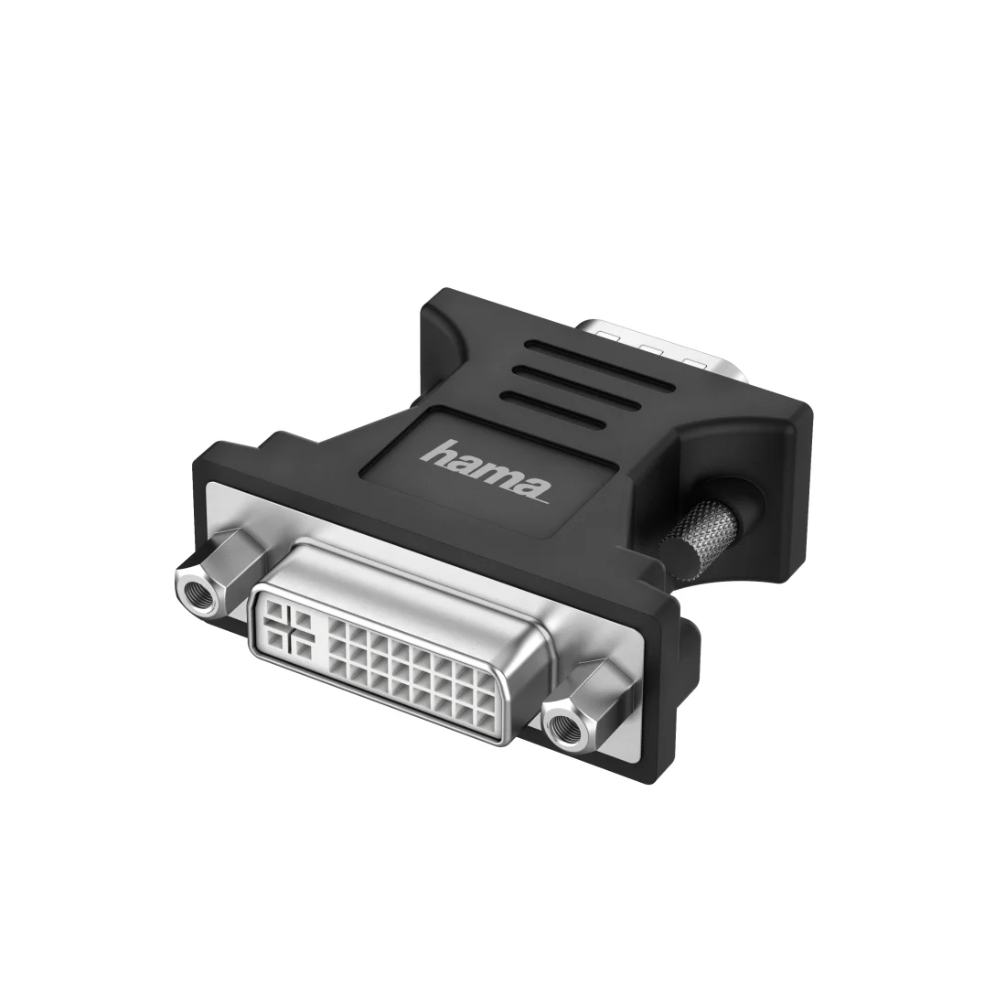 Hama 00200341 Kabeladapter VGA (D-Sub) DVI-I Schwarz