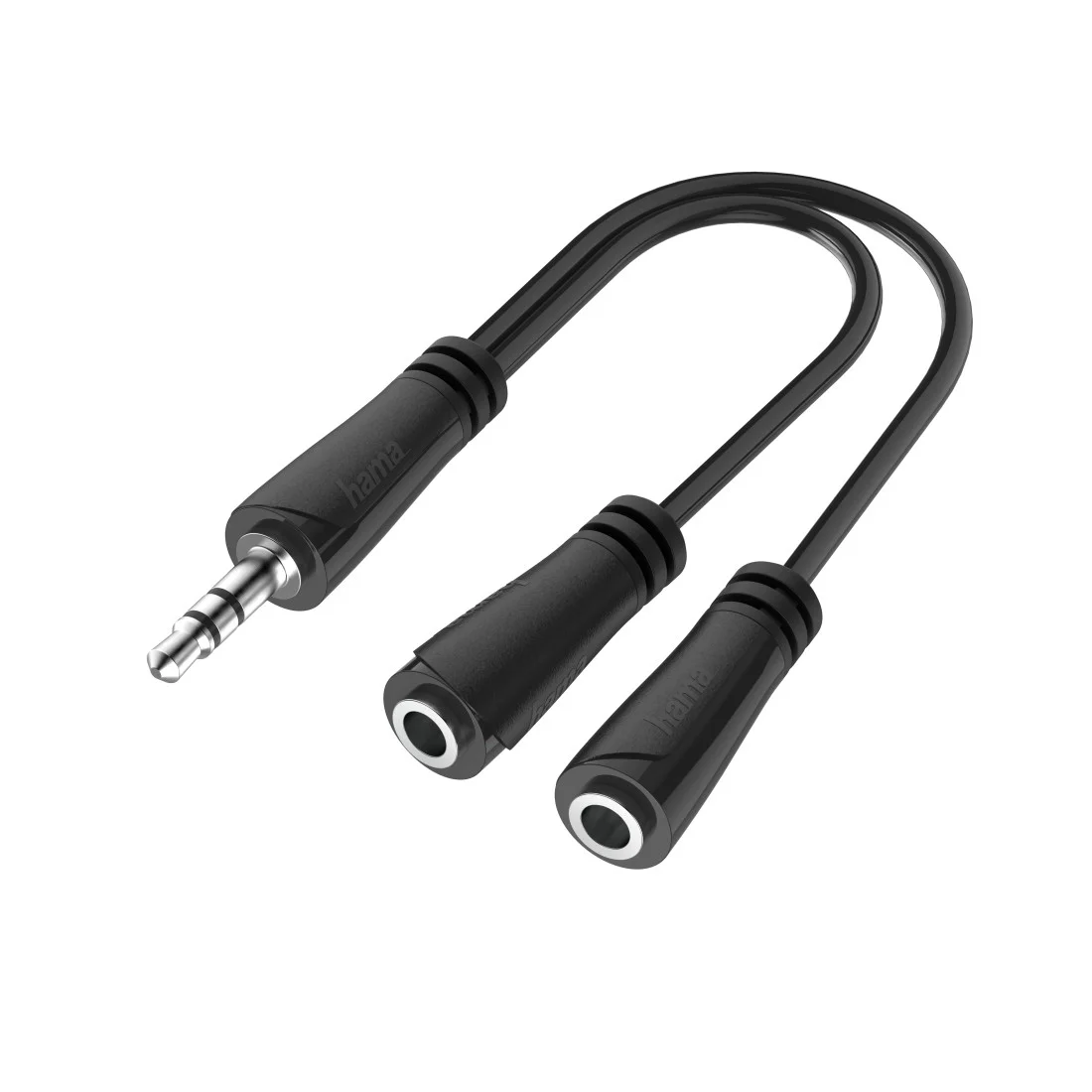 Hama 00200349 Audio-Kabel 0,15 m 3.5mm 2 x 3.5mm Schwarz