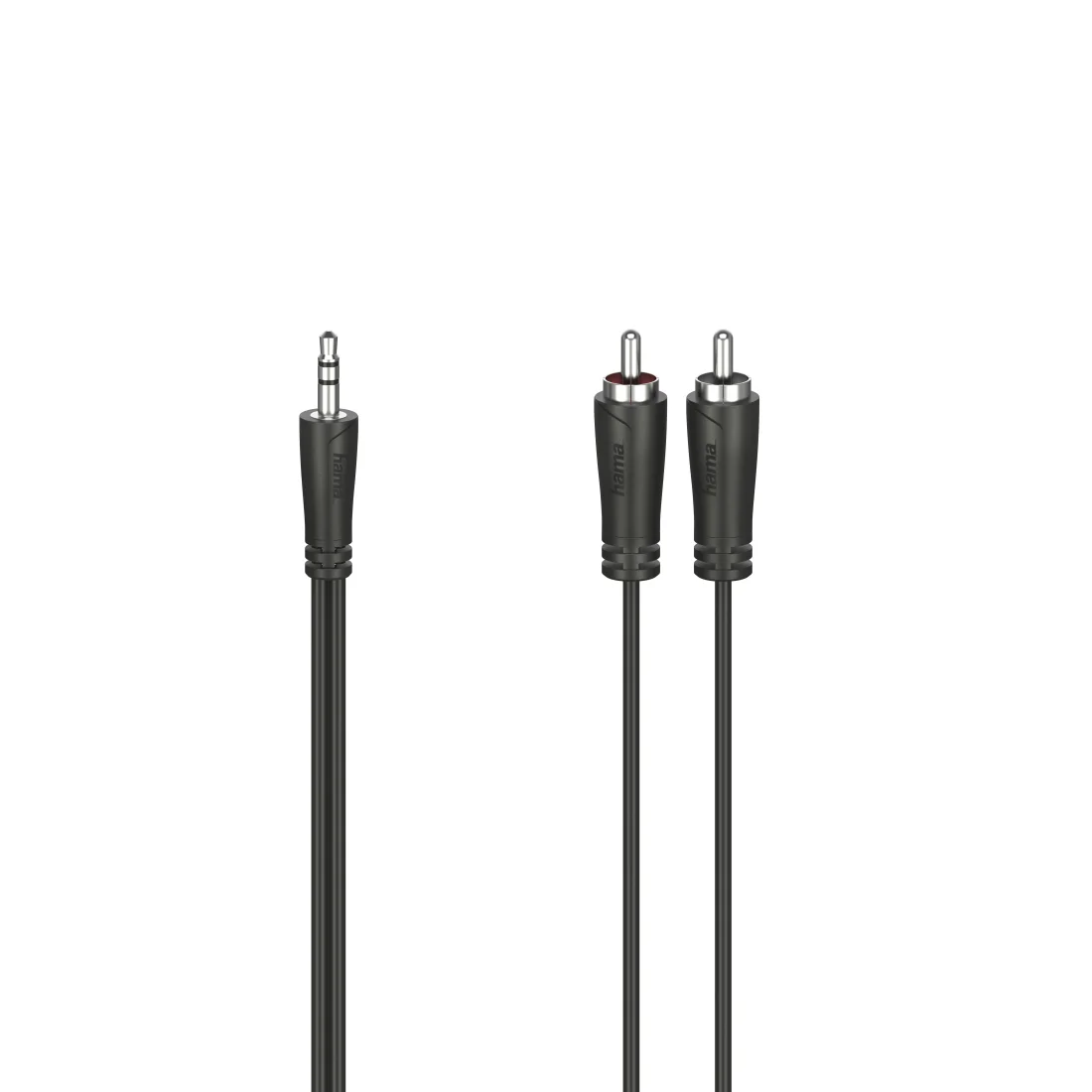 Hama 00205109 Audio-Kabel 0,75 m 3.5mm 2 x RCA Schwarz