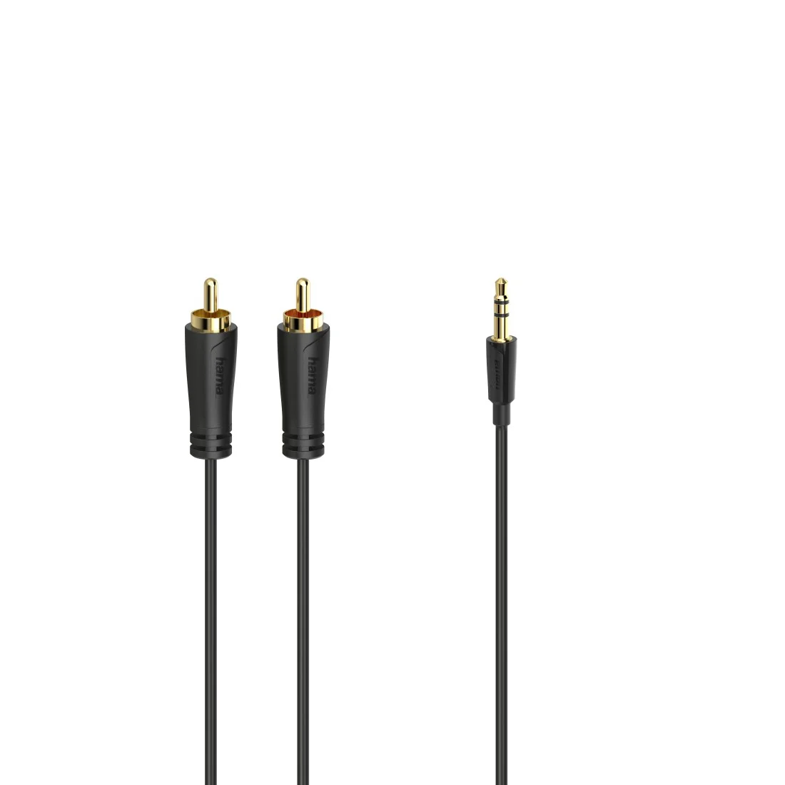 Hama 00205260 Audio-Kabel 1,5 m 3.5mm 2 x RCA Schwarz