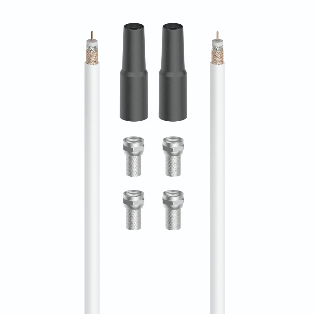 Hama 00205043 Koaxialkabel 40 m Koaxial Weiß