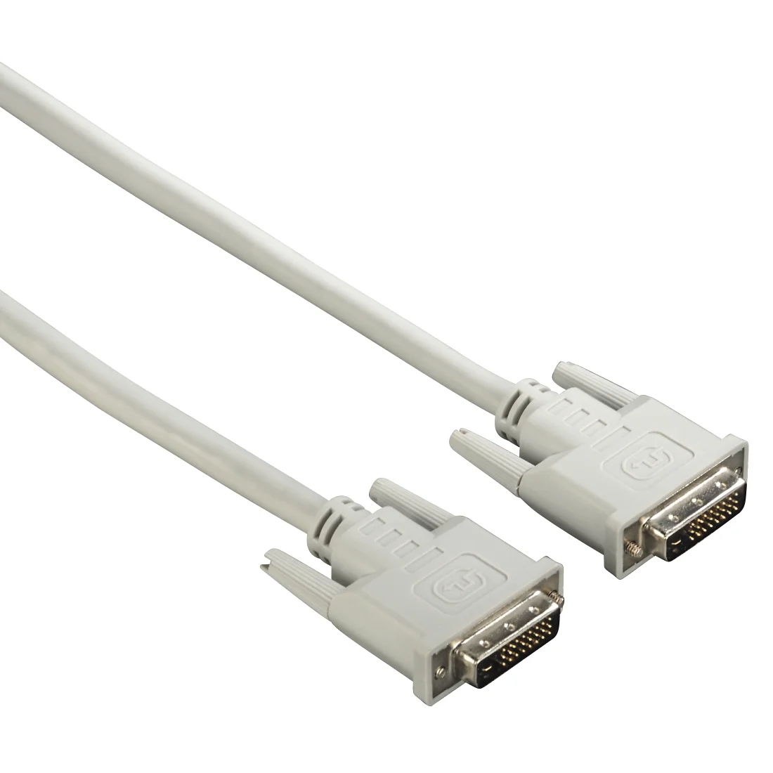 Hama 00200931 DVI-Kabel 1,5 m DVI-D Grau