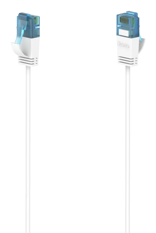 Hama Flexi-Slim Netzwerkkabel Weiß 0,75 m Cat6a U/UTP (UTP)