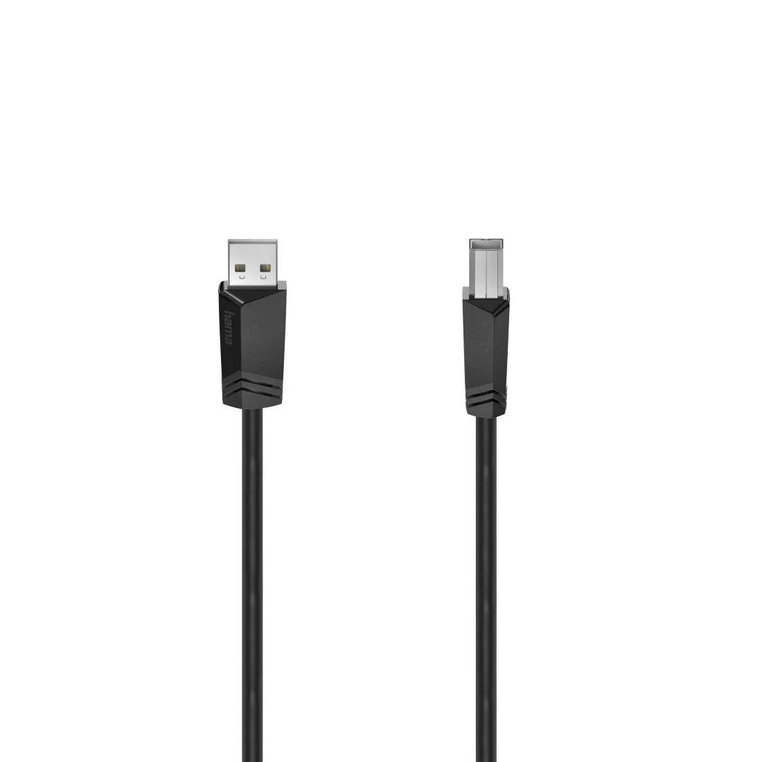 Hama 00200604 USB Kabel USB 2.0 5 m USB A USB B 0,48 Gbit/s Schwarz