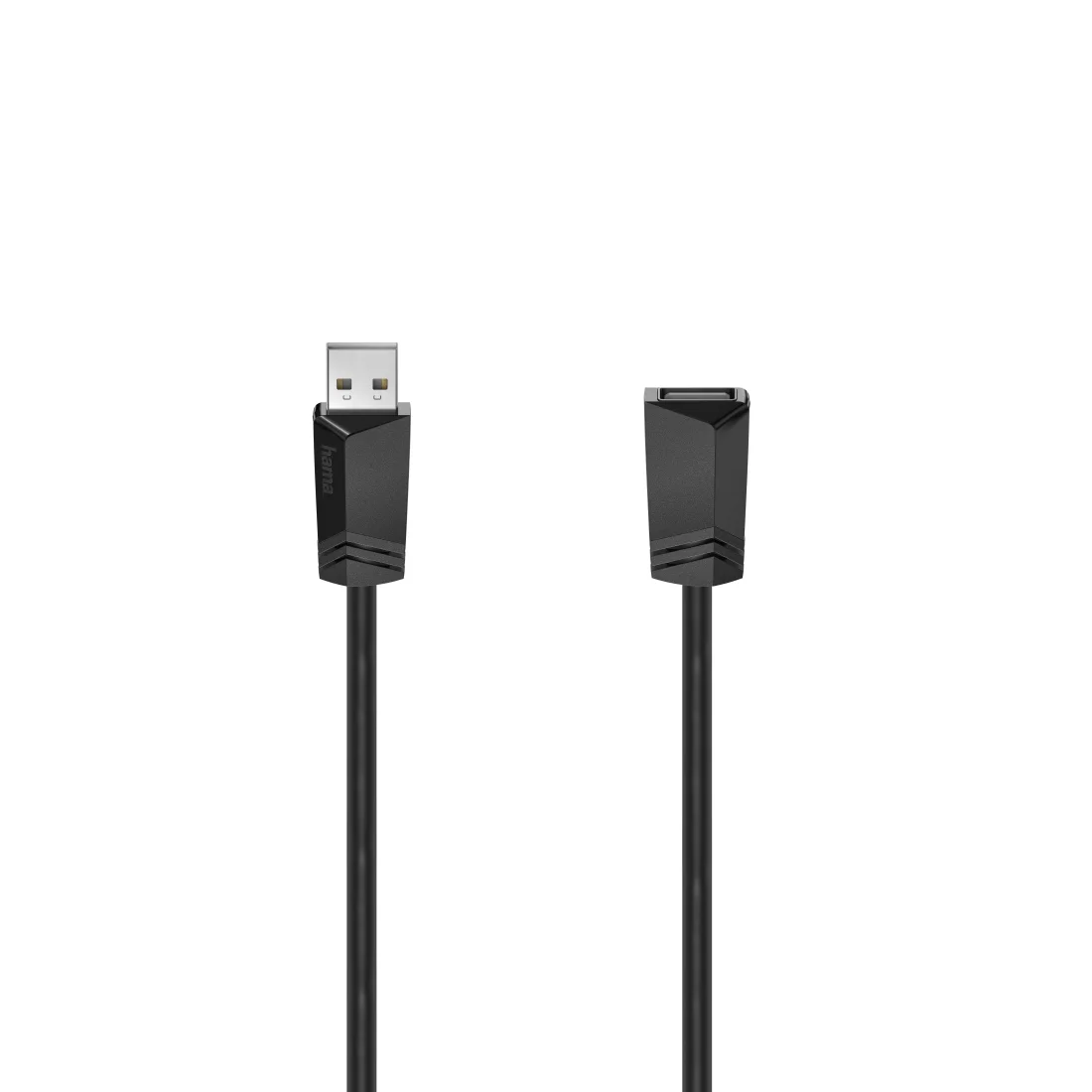 Hama 00200621 USB Kabel USB 2.0 5 m USB A 0,48 Gbit/s Schwarz