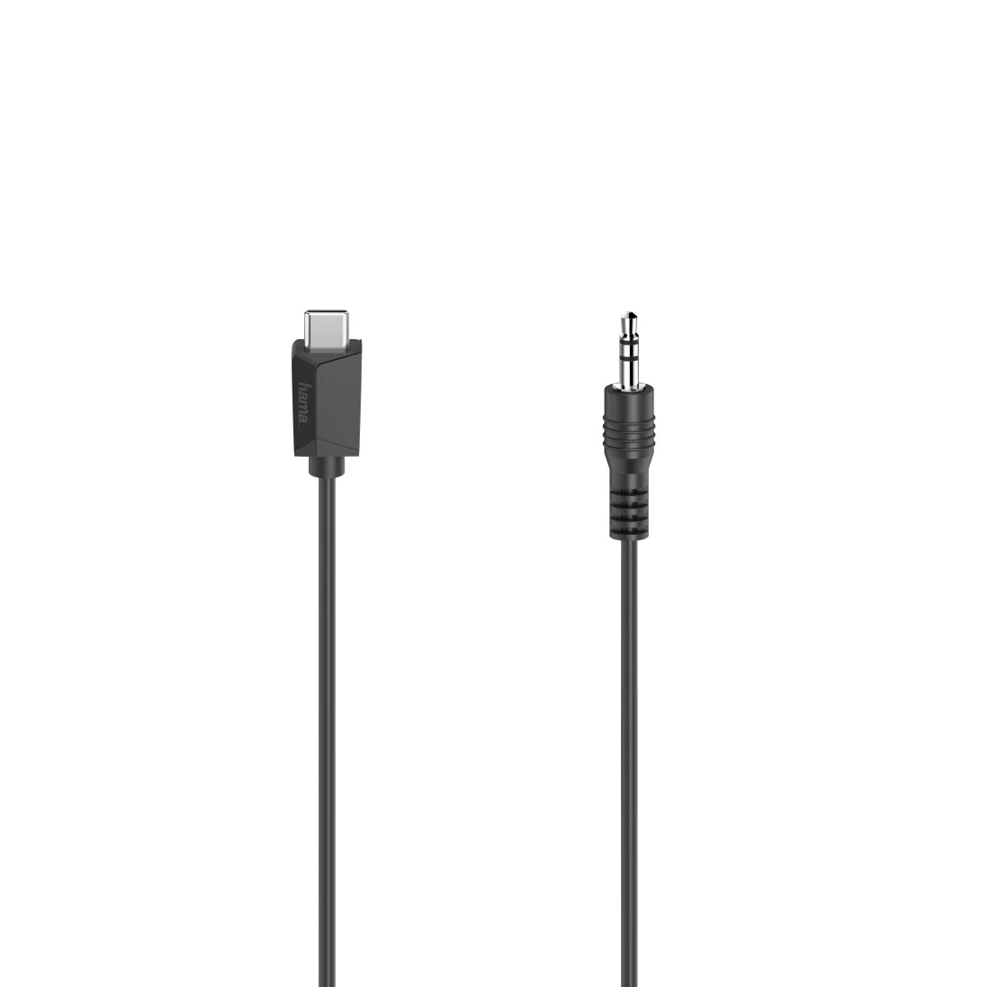 Hama 00200729 Audio-Kabel 0,75 m 3.5mm USB Typ-C Schwarz
