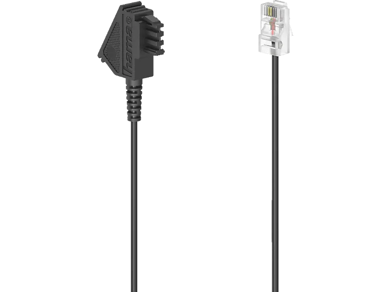 HAMA TAE-F-Stecker auf Modular-Stecker 8p2c, DSL-Box-Kabel, 6 m