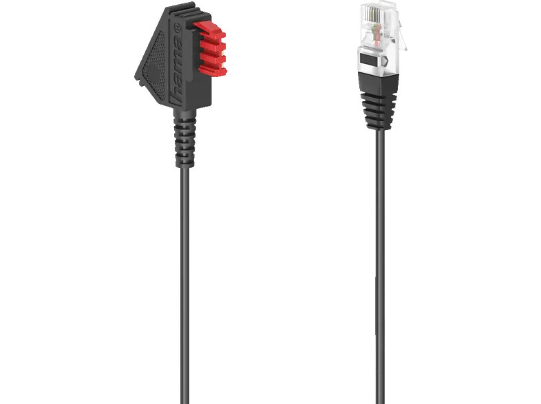 HAMA TAE-F-Stecker auf Modular-Stecker 8p2c, DSL-Box-Kabel, 10 m